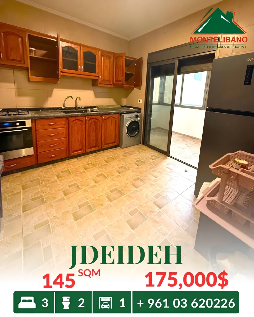 Apartment for sale in Jdeideh