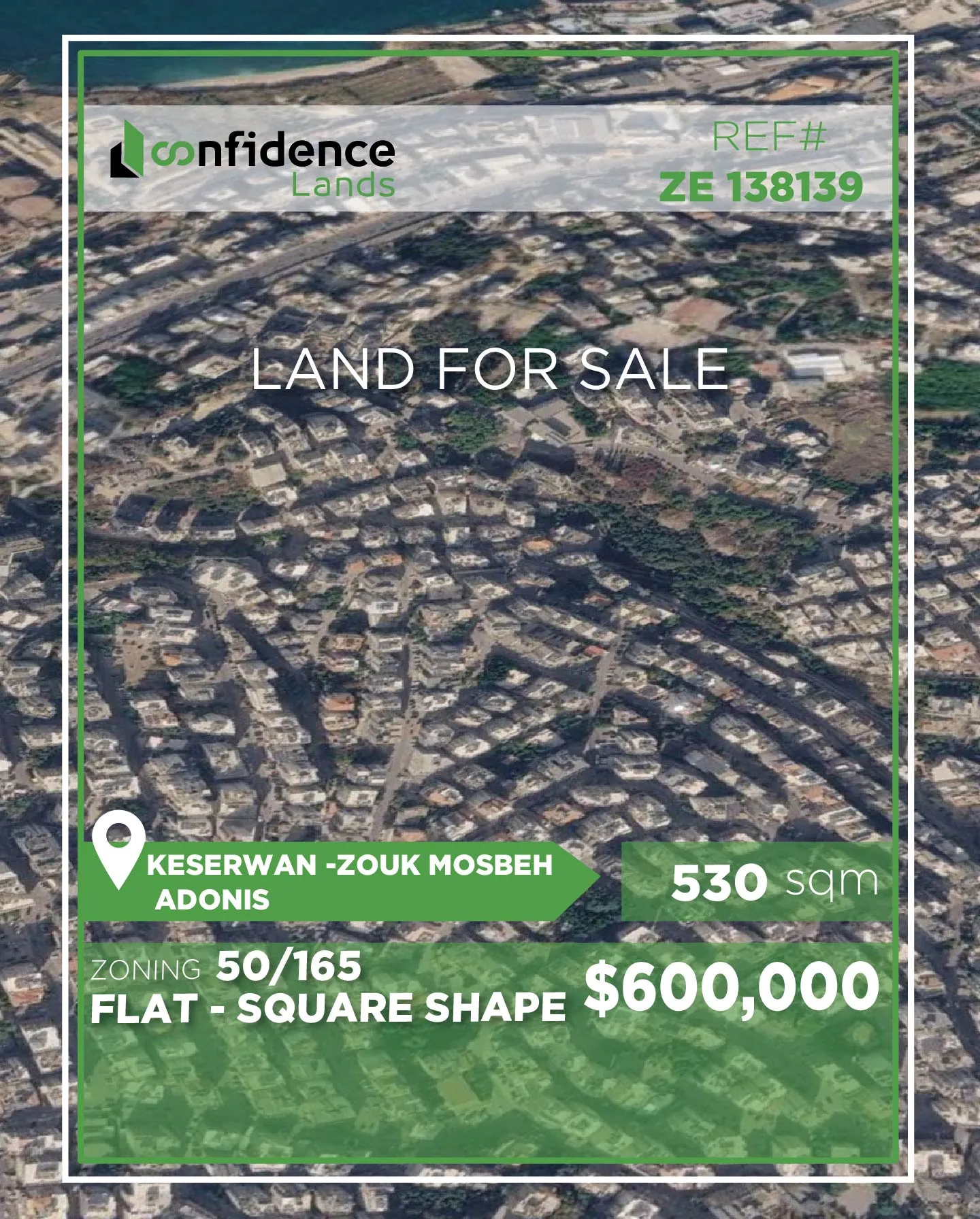 Land for Sale in Adonis
