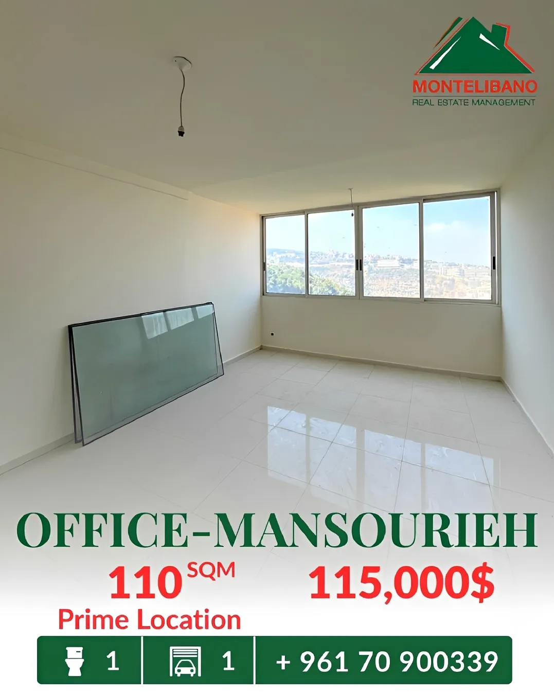 Office for sale in Mansourieh, Lebanon