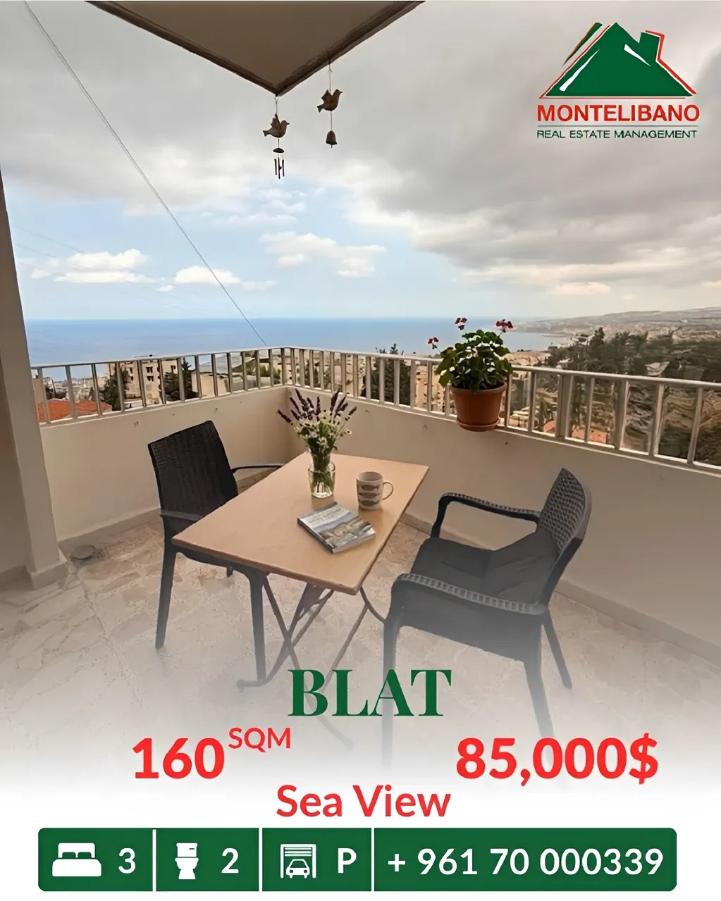 Apartment for sale in Blat