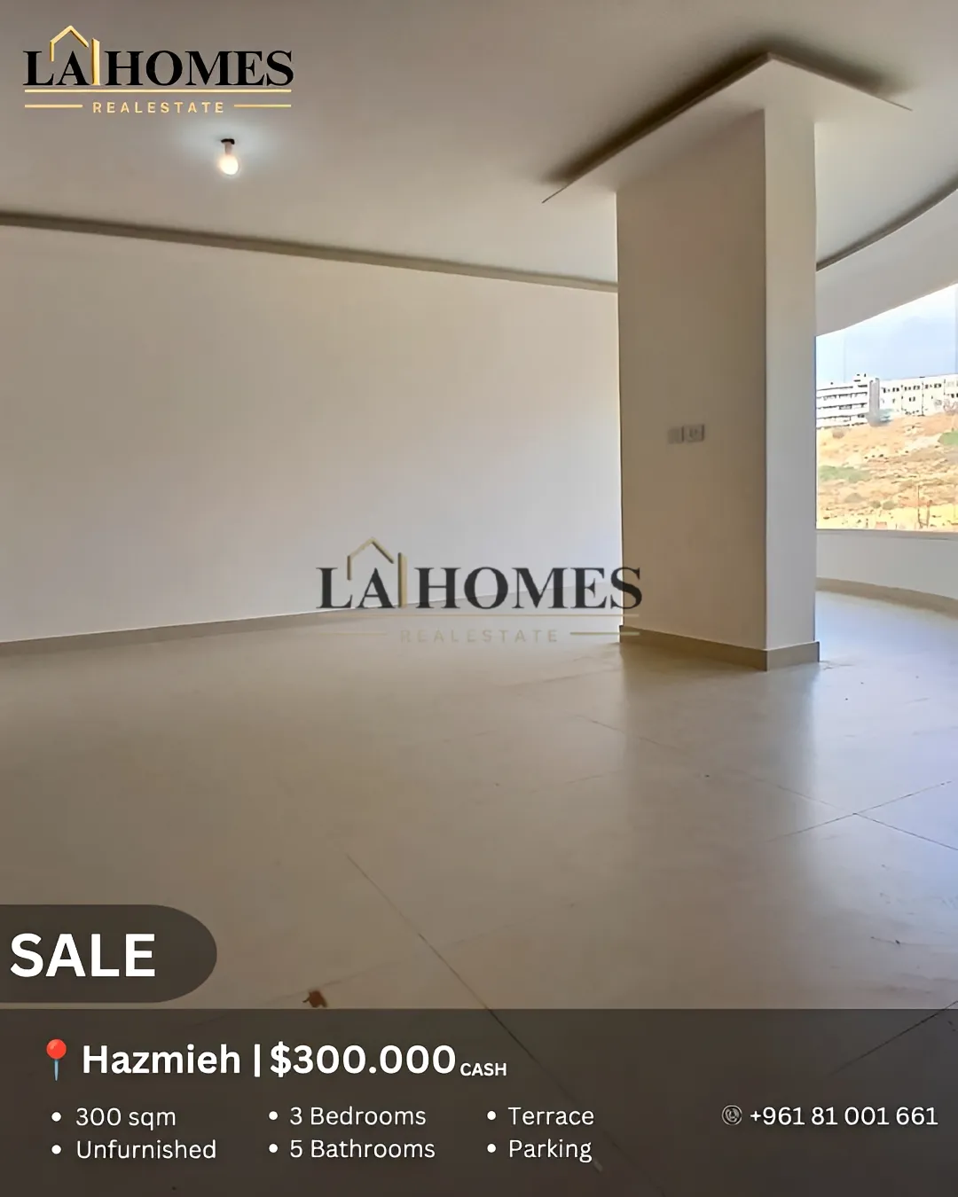 Apartment for sale in Hazmieh