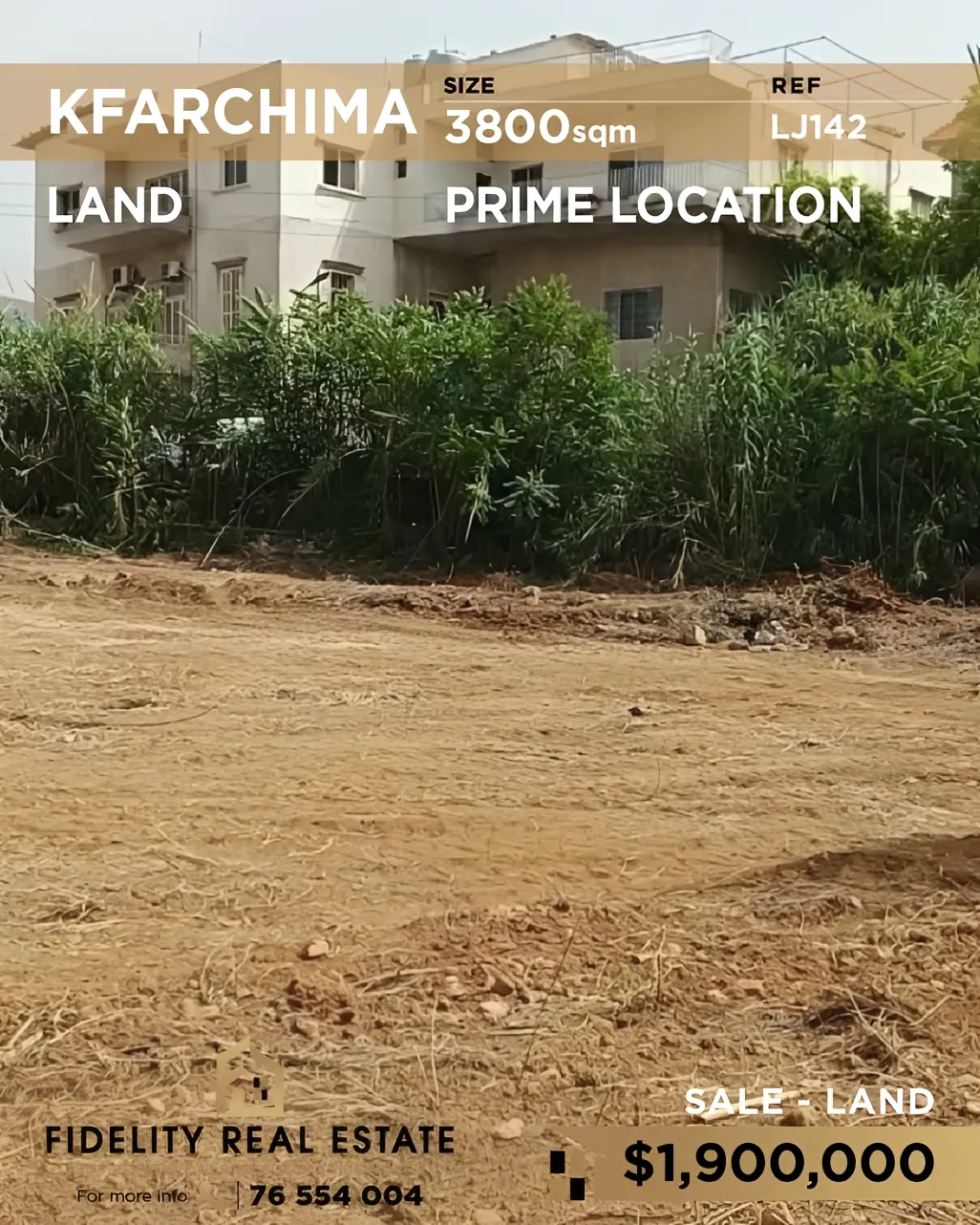 Residential Land for sale in Kfarshima, Lebanon