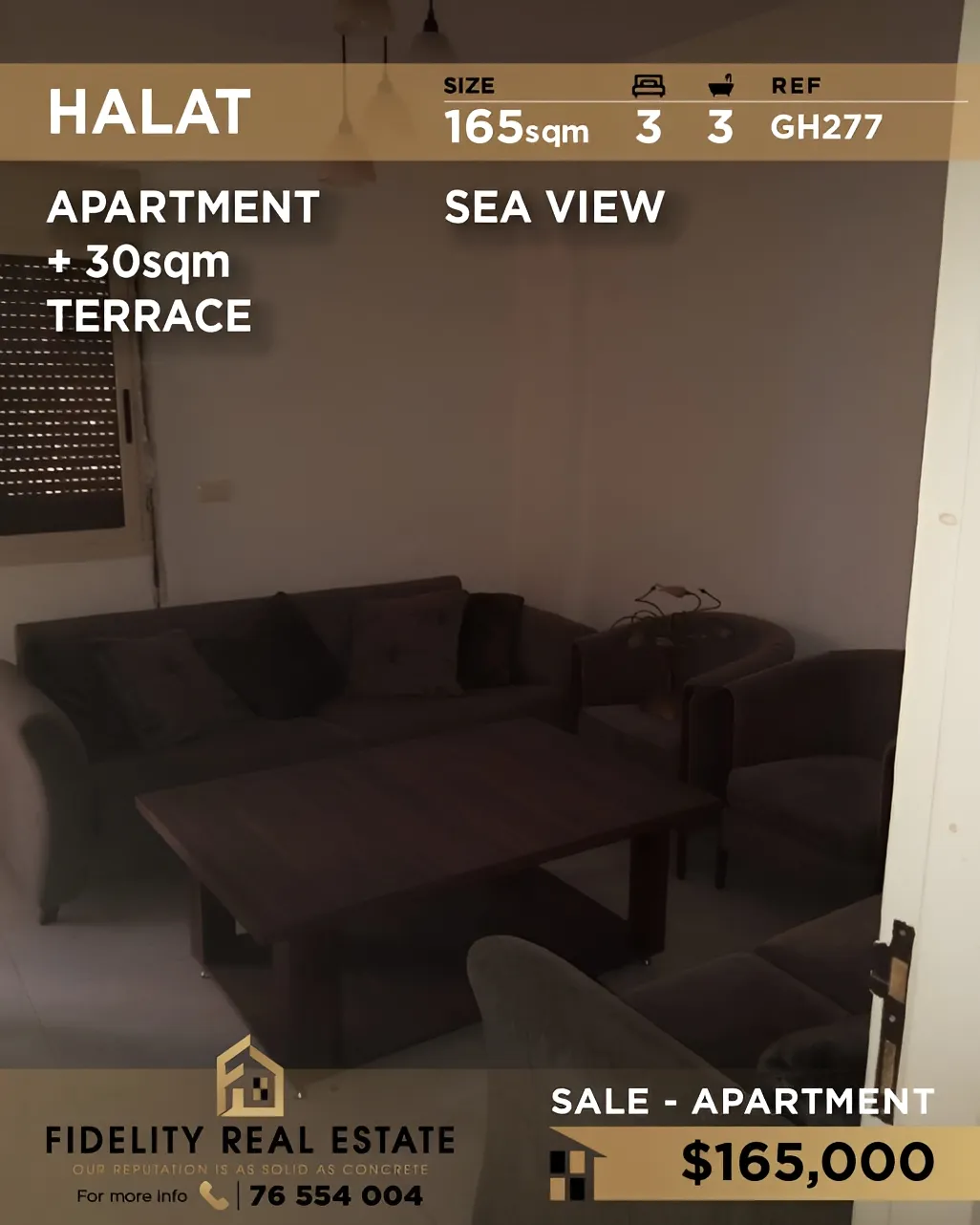 Apartment for sale in Halat, Lebanon - 3 bed, 3 bath