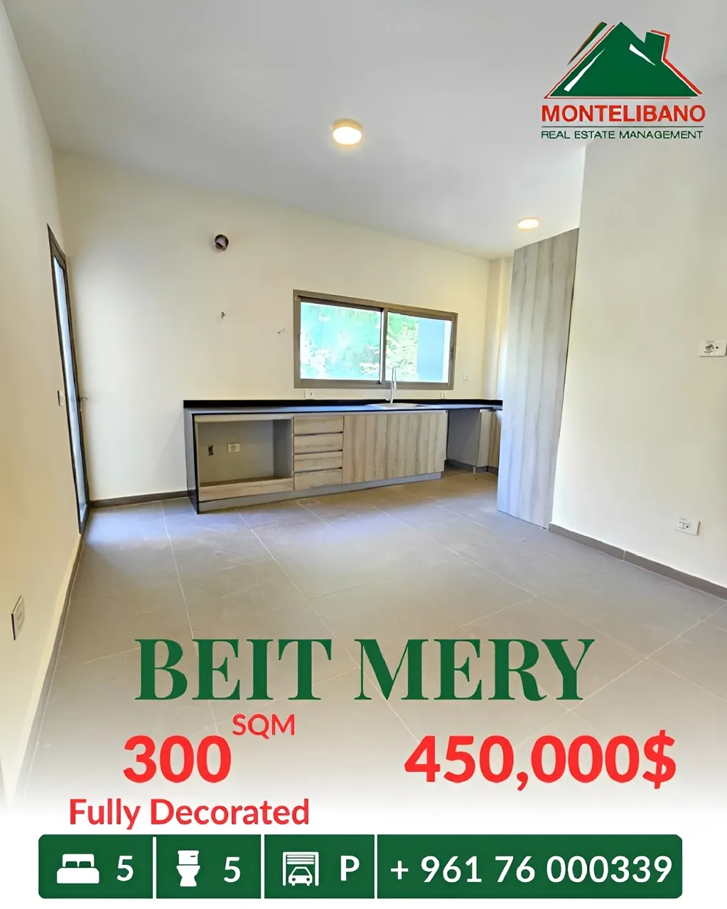 Apartment for sale in Beit Meri, Lebanon