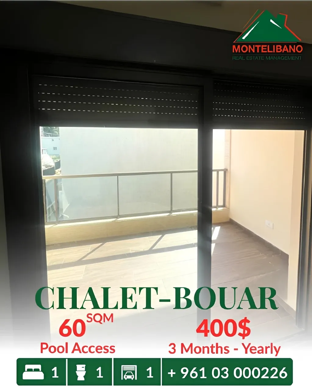 Chalet for rent in Bouar