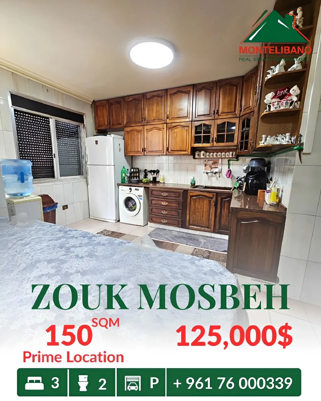 Apartment for sale in Zouk Mosbeh, Lebanon