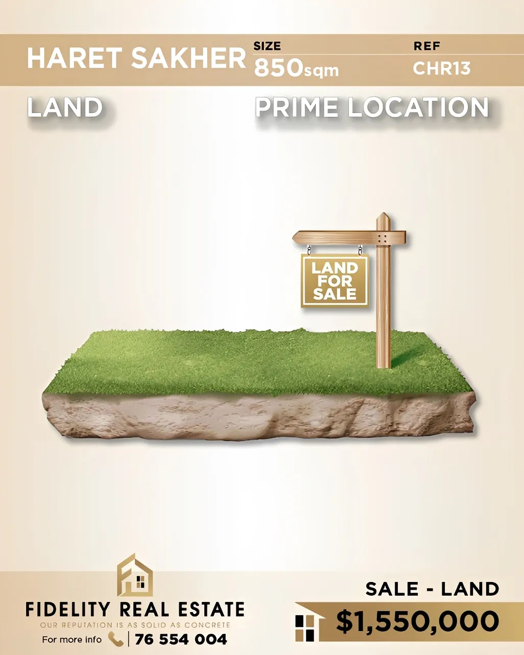 Residential Land for sale in Haret Sakher, Lebanon