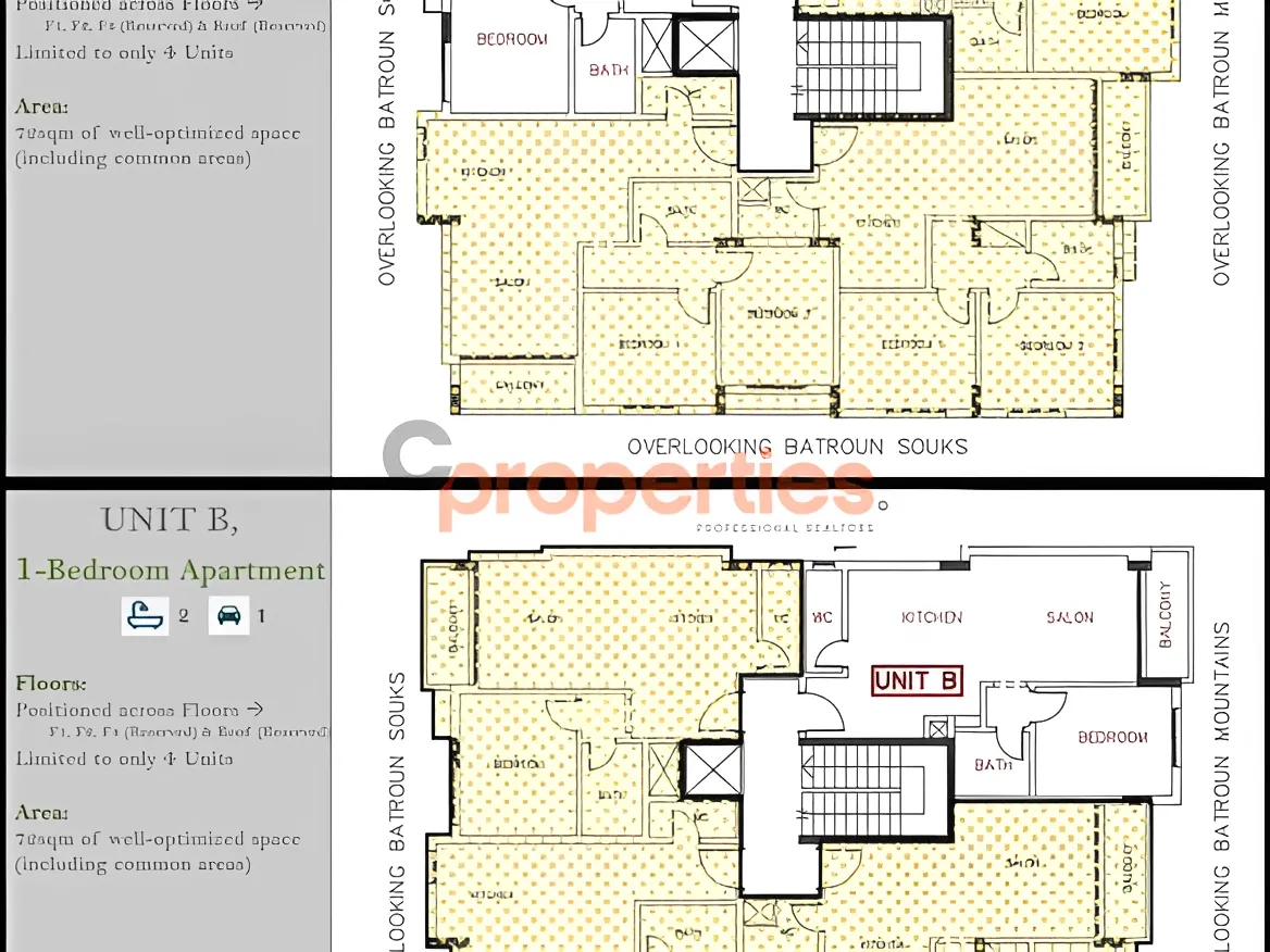 Chalet for Sale in Batroun - 2 bath