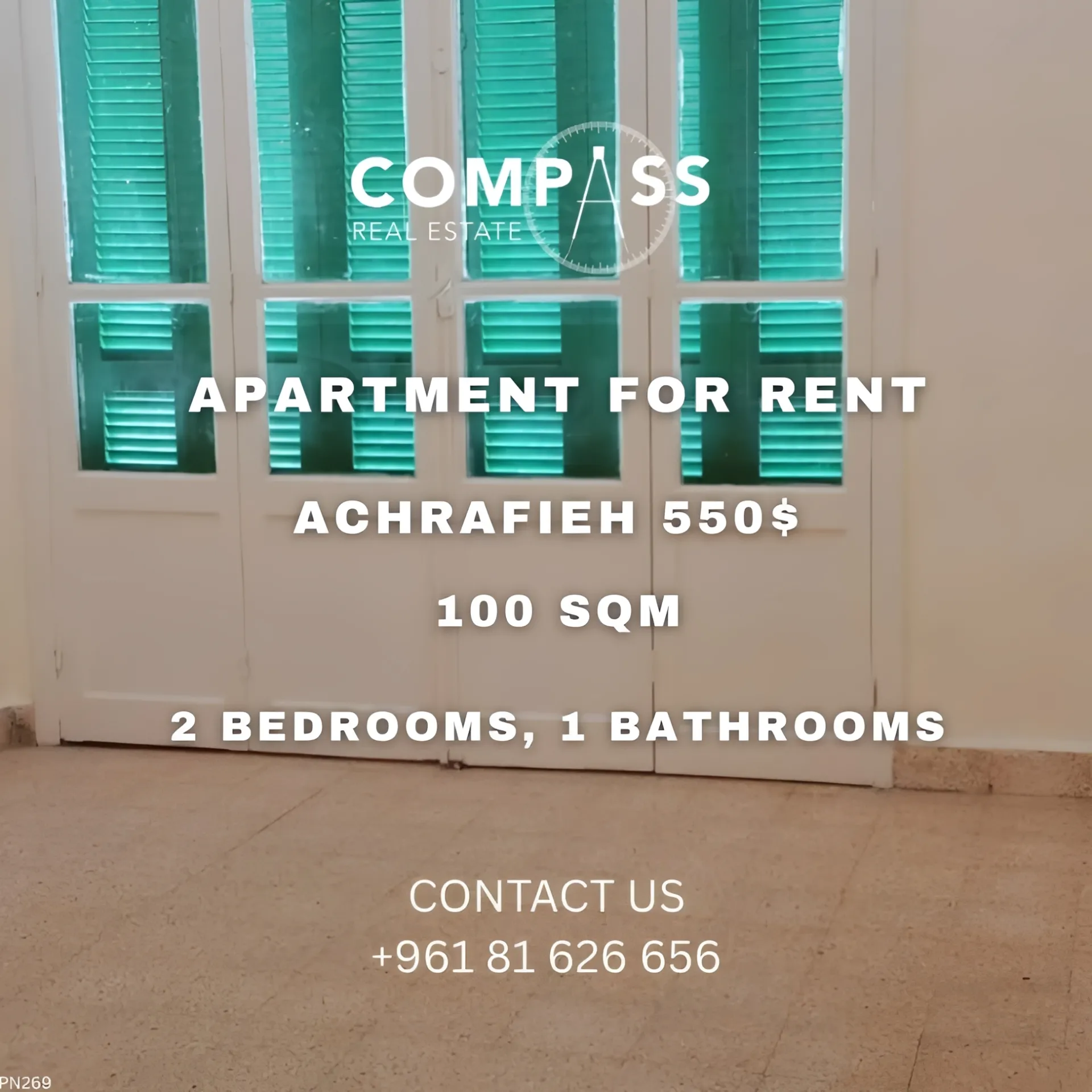 Apartment for rent in Achrafieh, Beirut, Lebanon