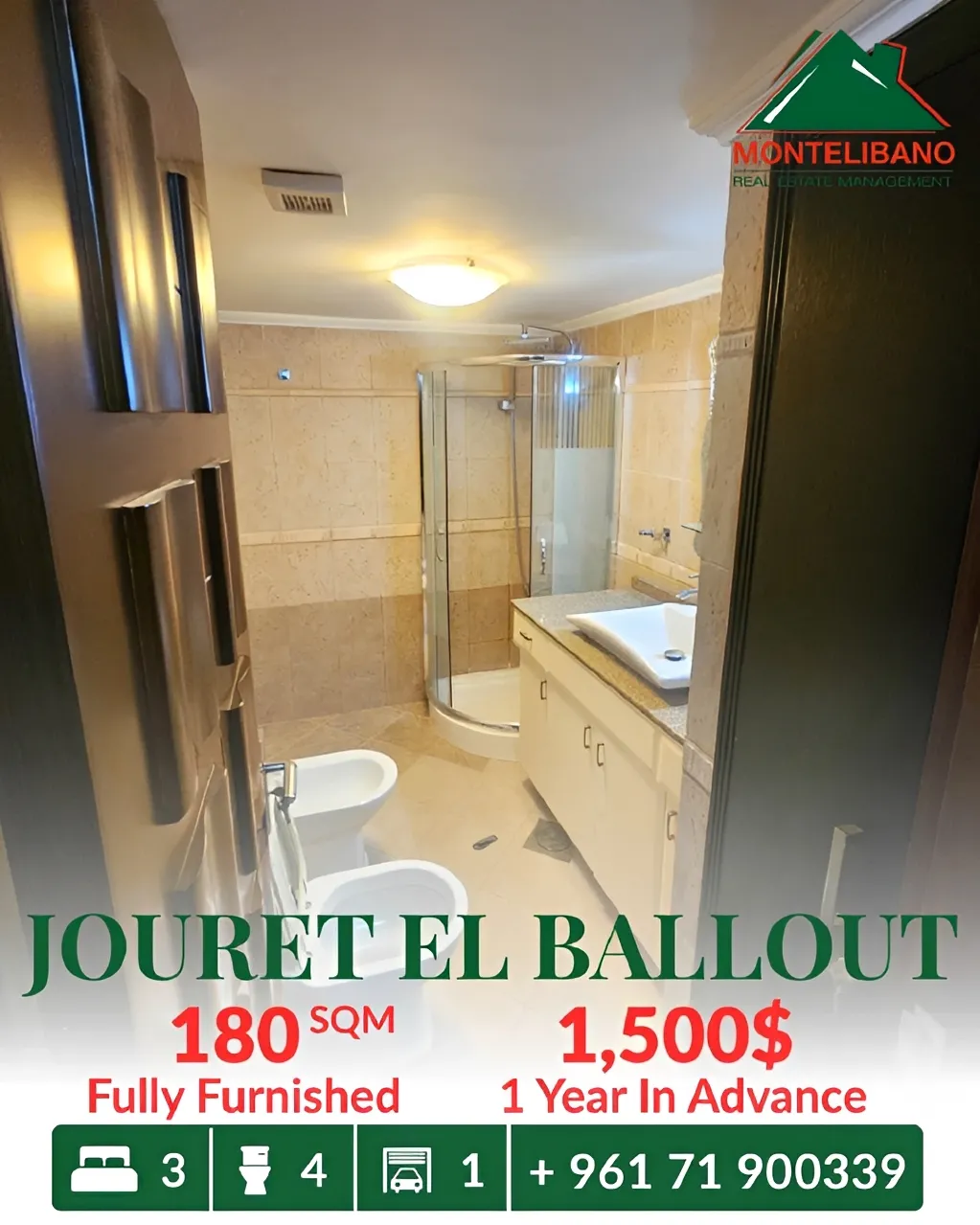 Apartment for rent in Mar Chaaya
