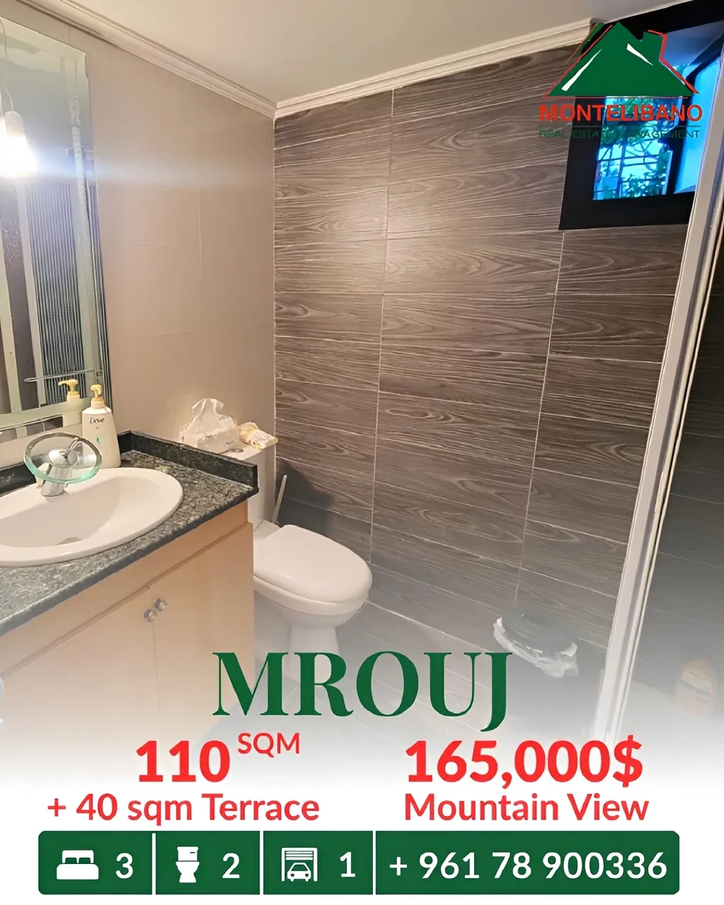 Apartment for sale in Mrouj, Lebanon