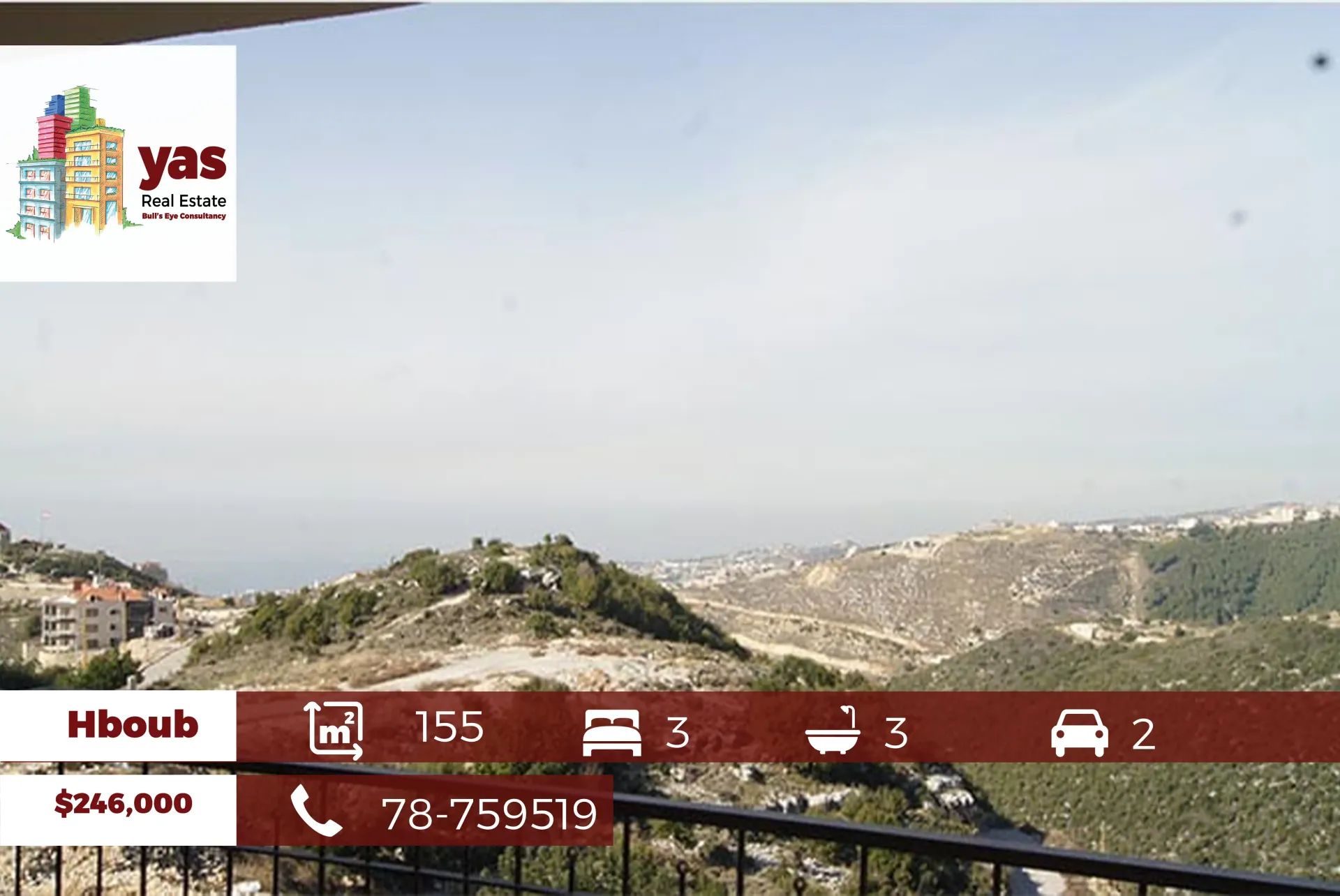 Apartment for Sale in Hboub
