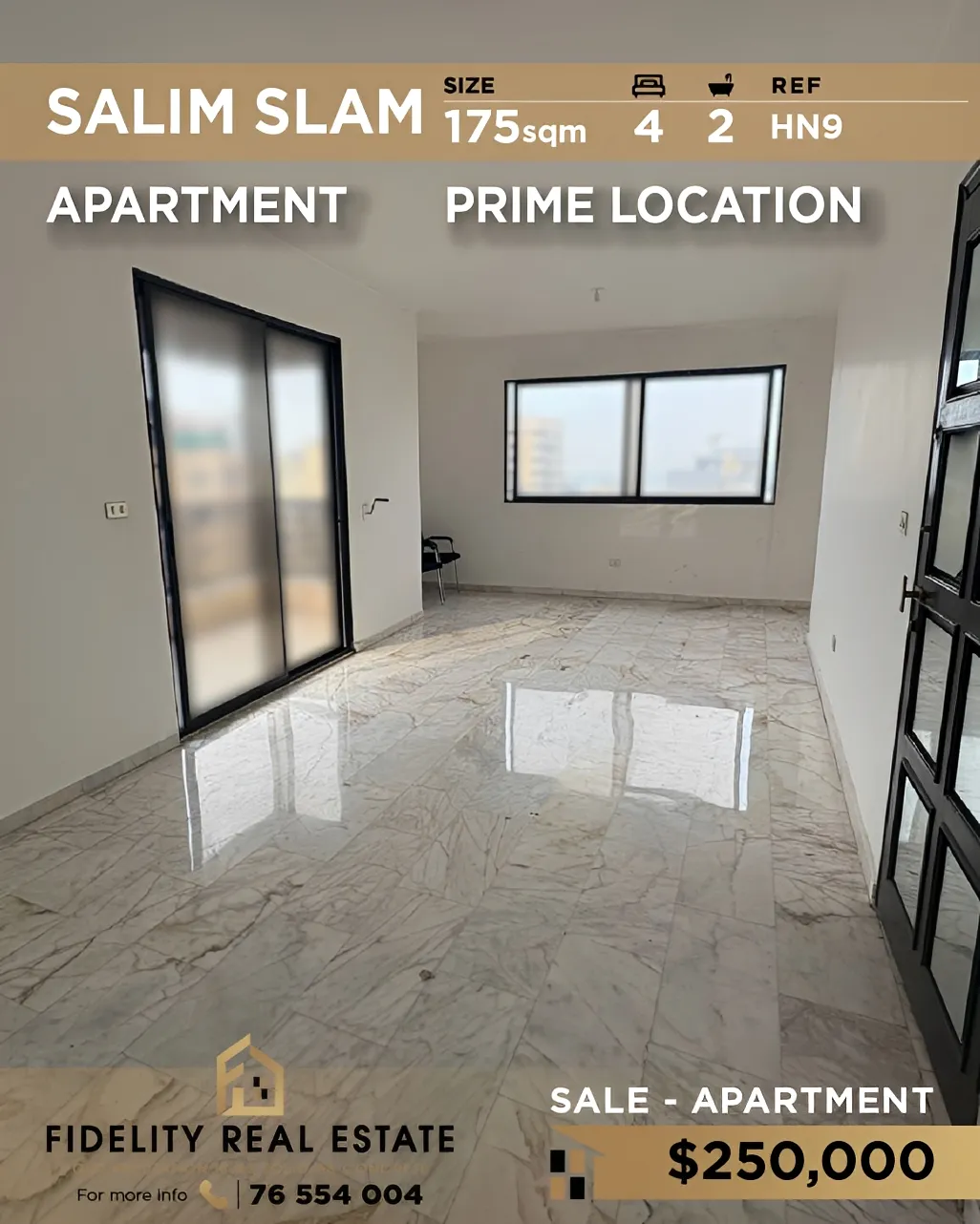 Apartment for sale in Salim Salam, Bayrut, Lebanon