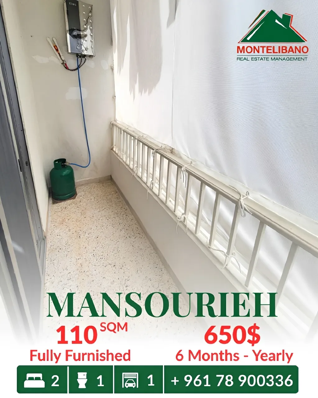 Apartment for rent in Mansourieh, Lebanon
