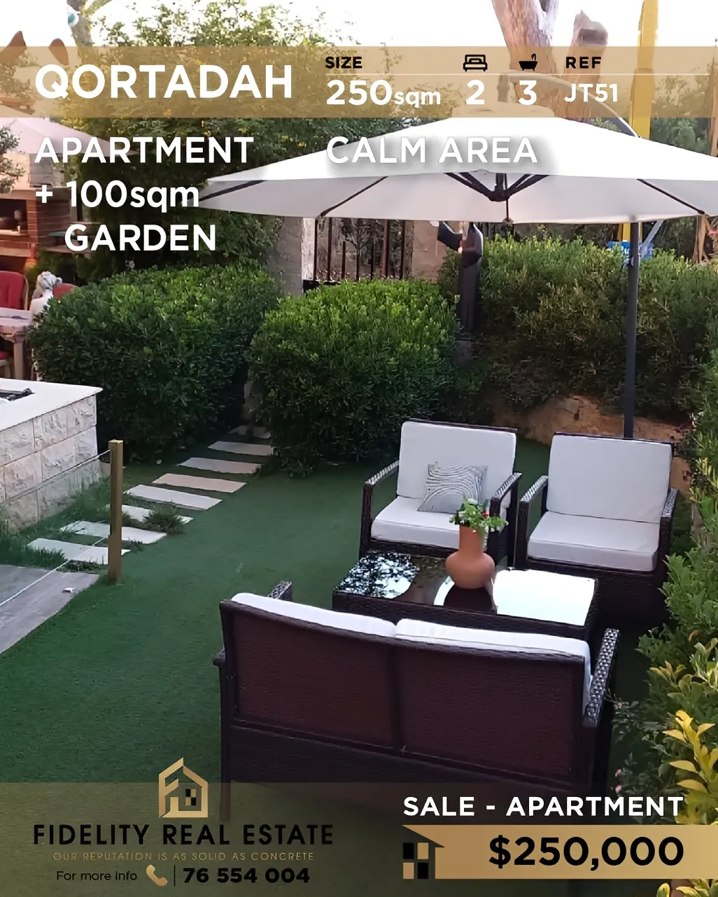Apartment for sale in Qortadah, Lebanon