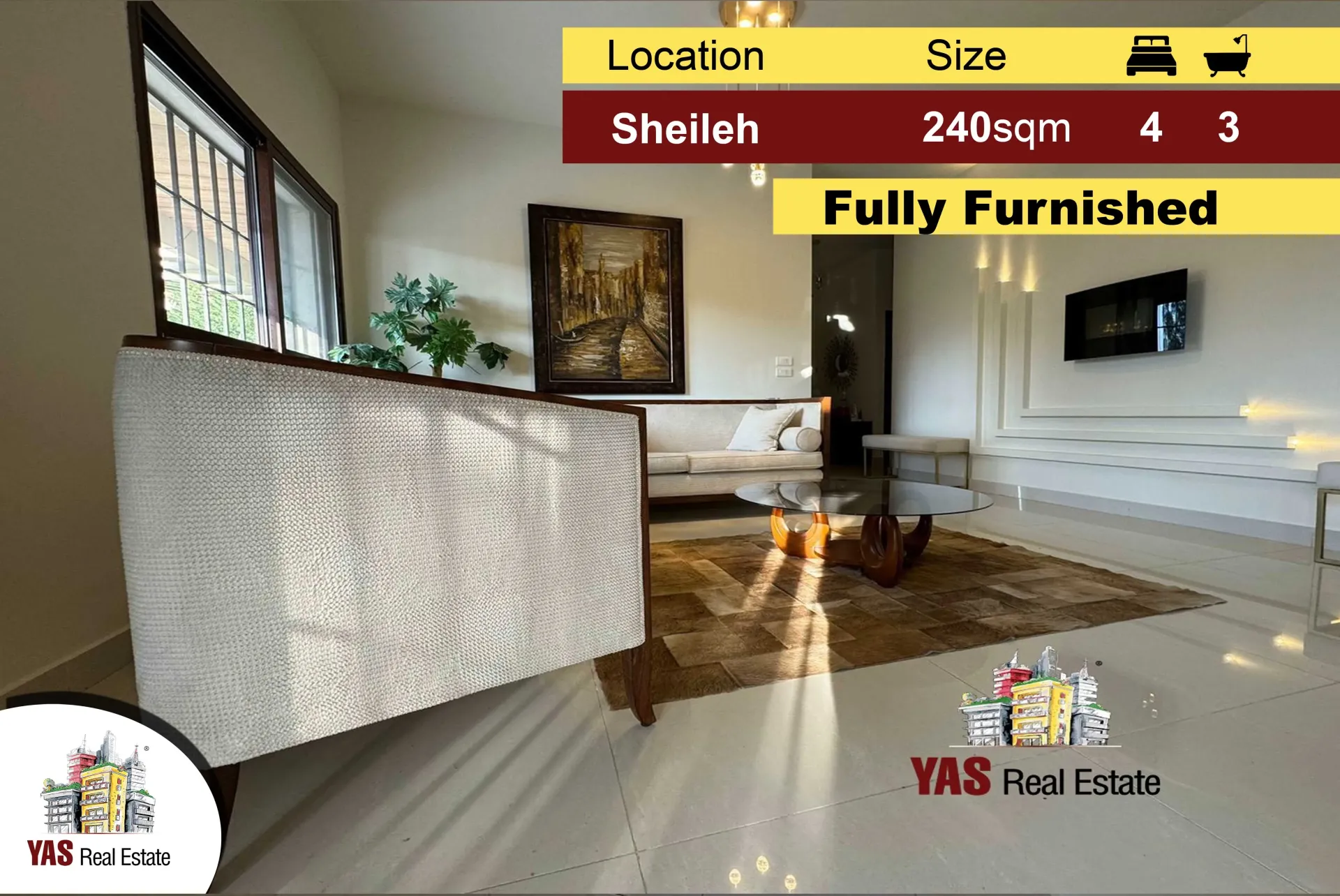 Apartment for Sale in Sehaile - 4 bed, 3 bath