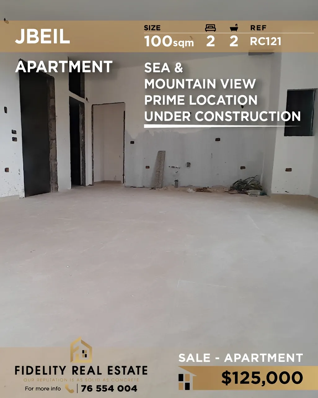 Apartment for Sale in Jbeil, Lebanon - 2 bed, 2 bath