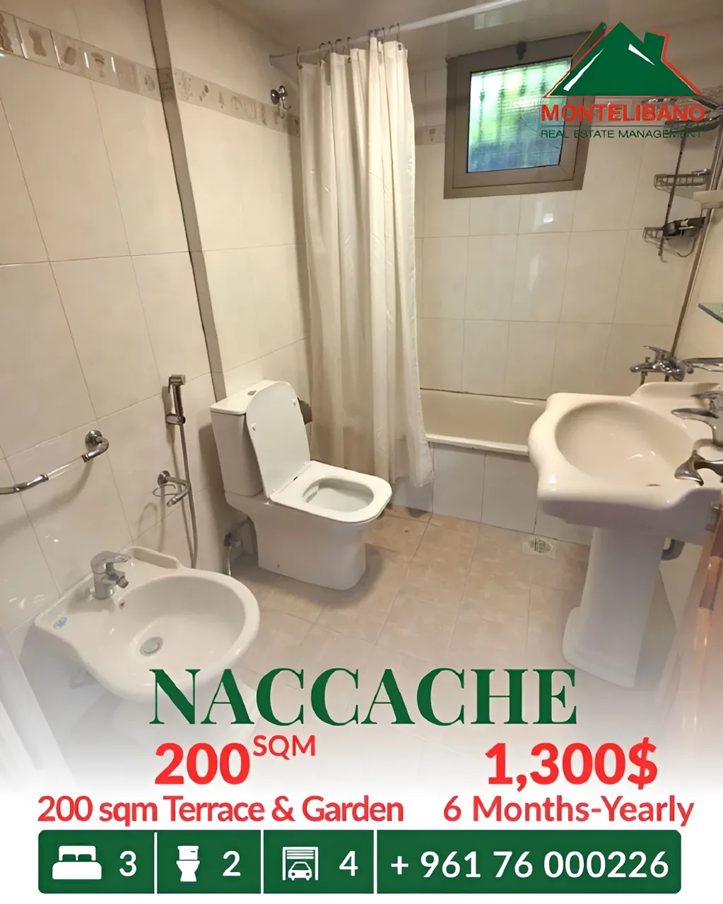 House for rent in Naccache
