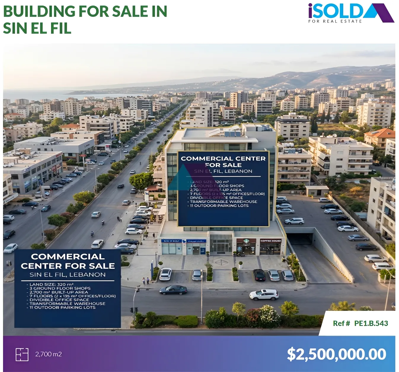 Commercial Building for sale in Sin El Fil, Lebanon