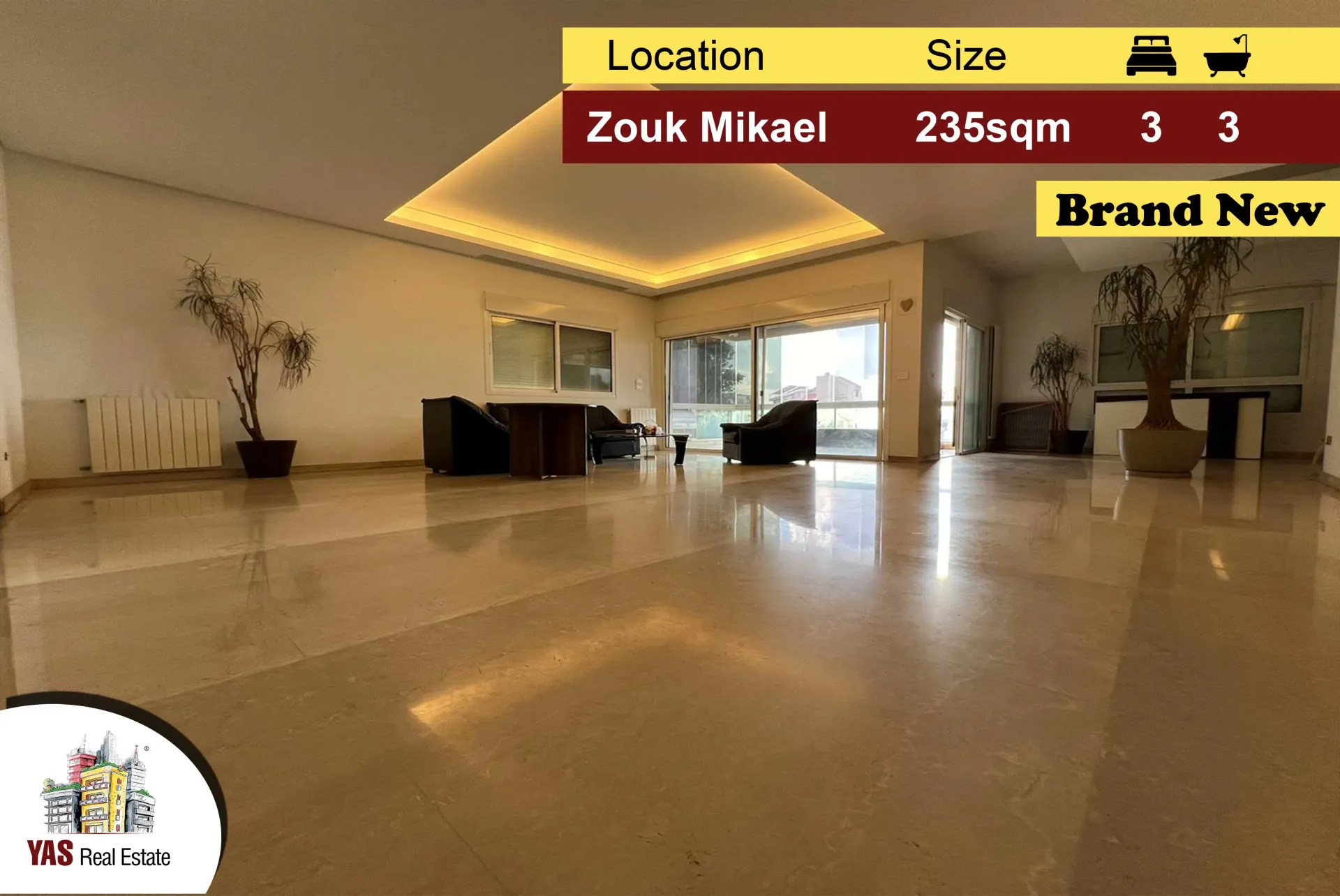Apartment for Sale in Zouk Mikael
