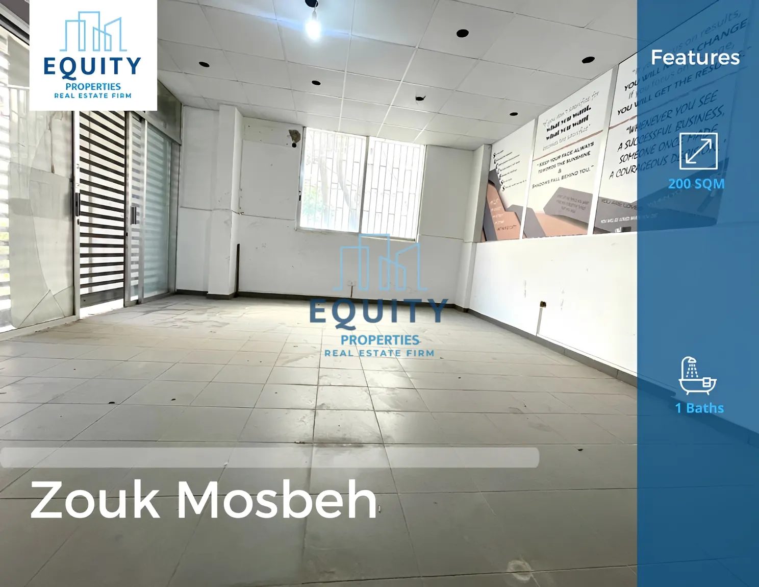 Shop for rent in Zouk Mosbeh, Lebanon