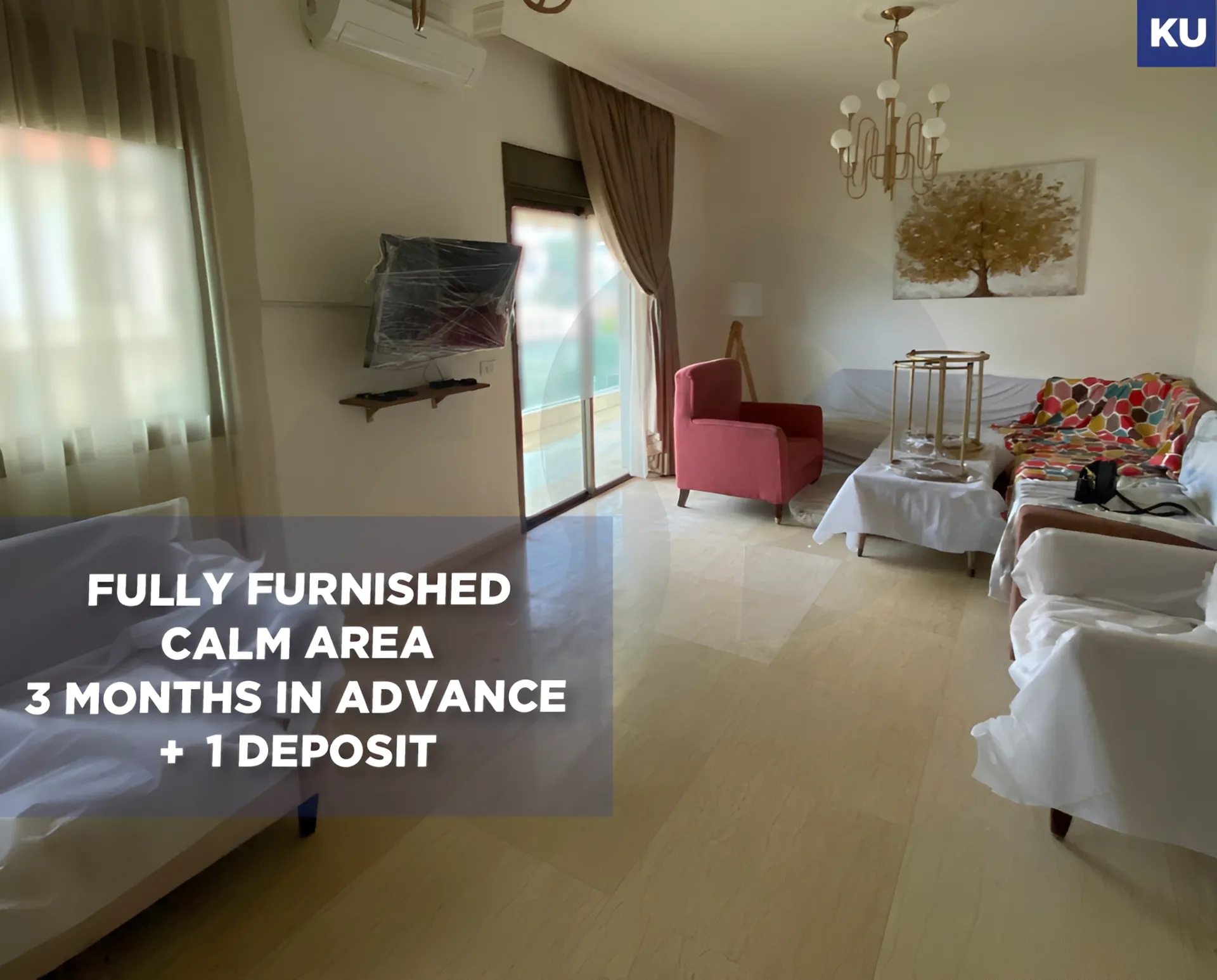 Apartment for Rent in Aaramoun, Lebanon - 2 bed, 2 bath