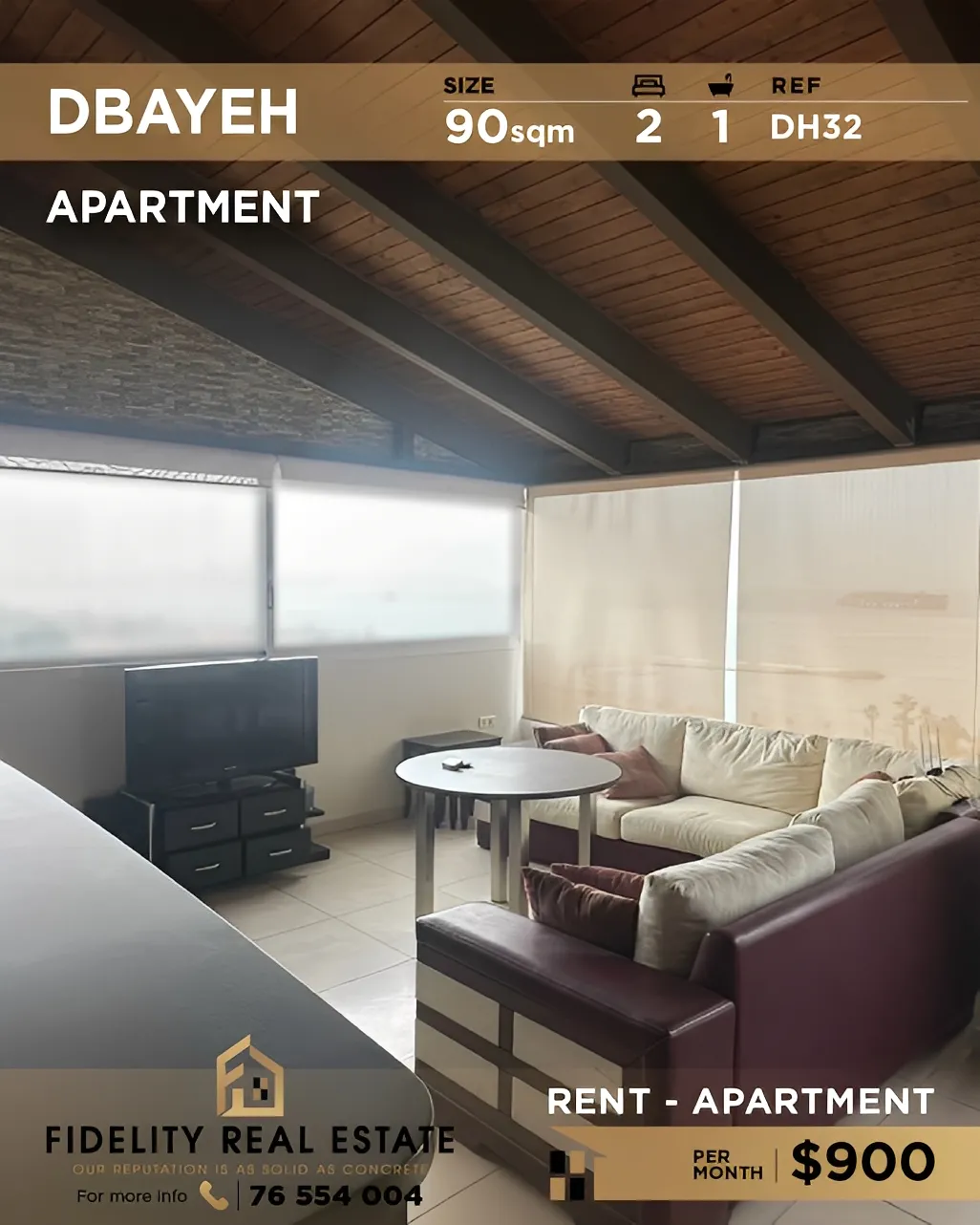 Apartment for Rent in Dbayeh, Lebanon