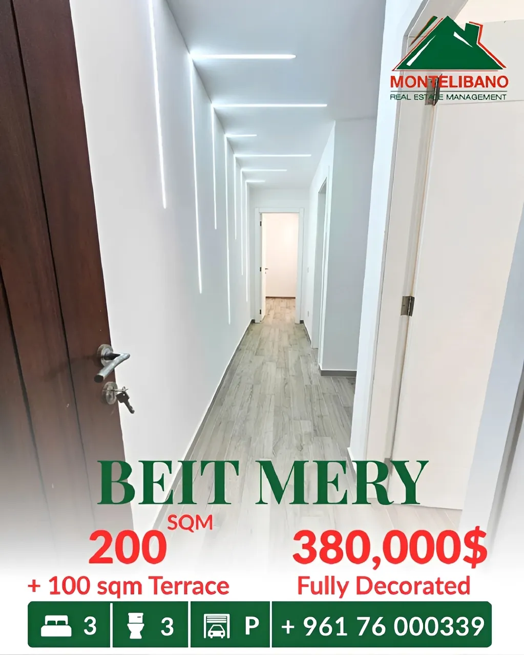 Apartment for sale in Beit Meri, Lebanon