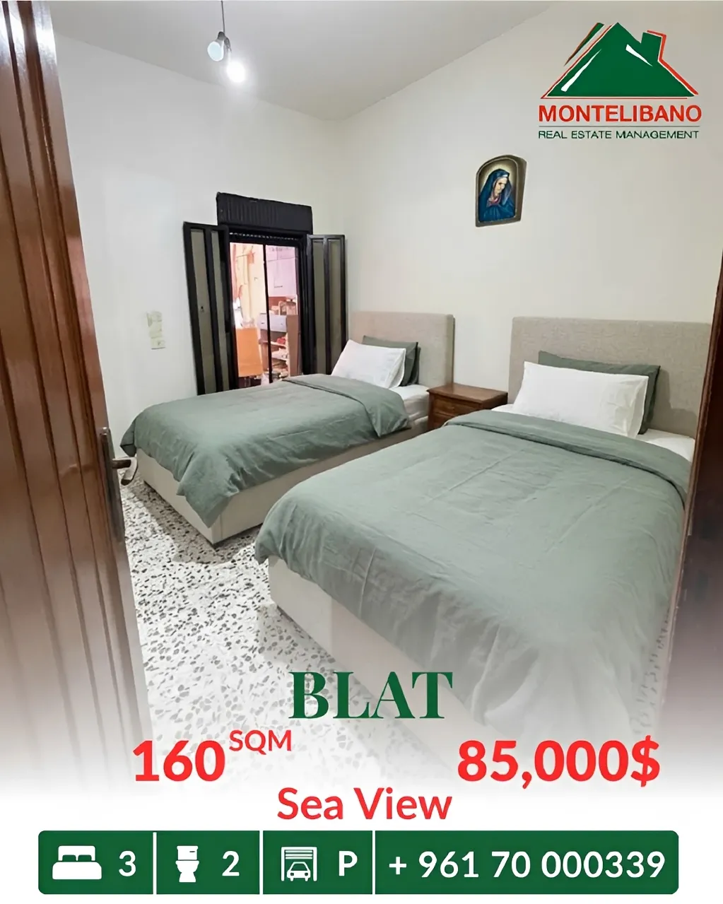 Apartment for sale in Blat