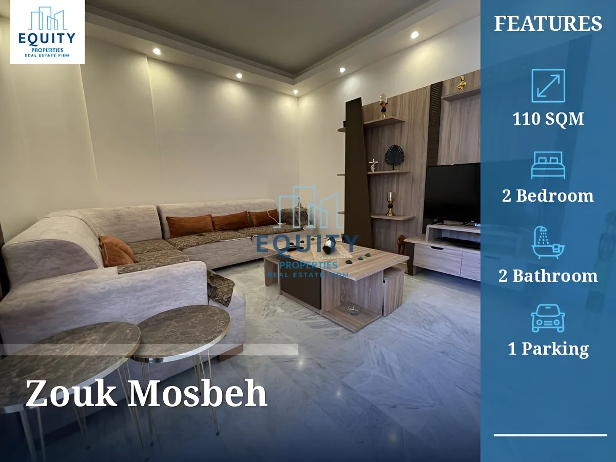 Apartment for sale in Zouk Mosbeh - 2 bed, 2 bath