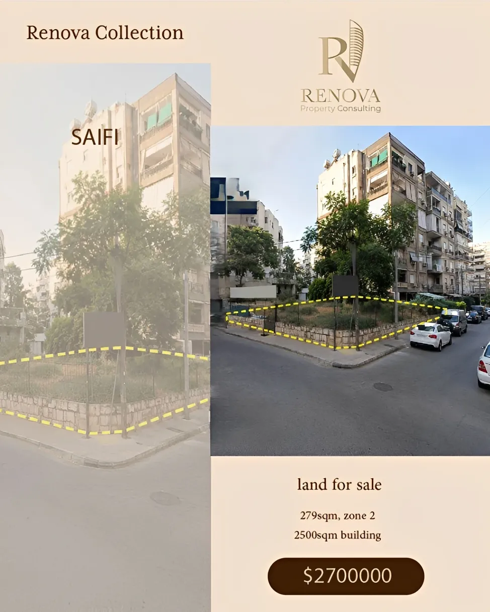 Residential Land for sale in Saifi Village, Beirut, Lebanon