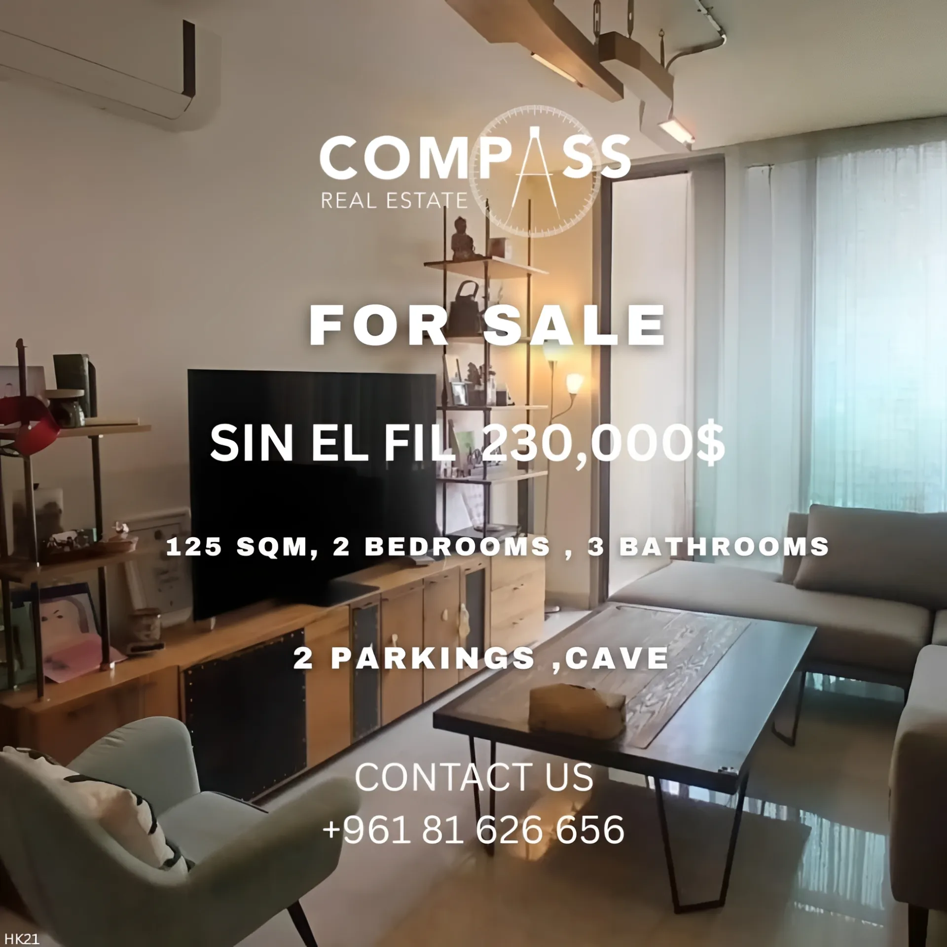 Apartment for sale in Sin El Fil, Lebanon