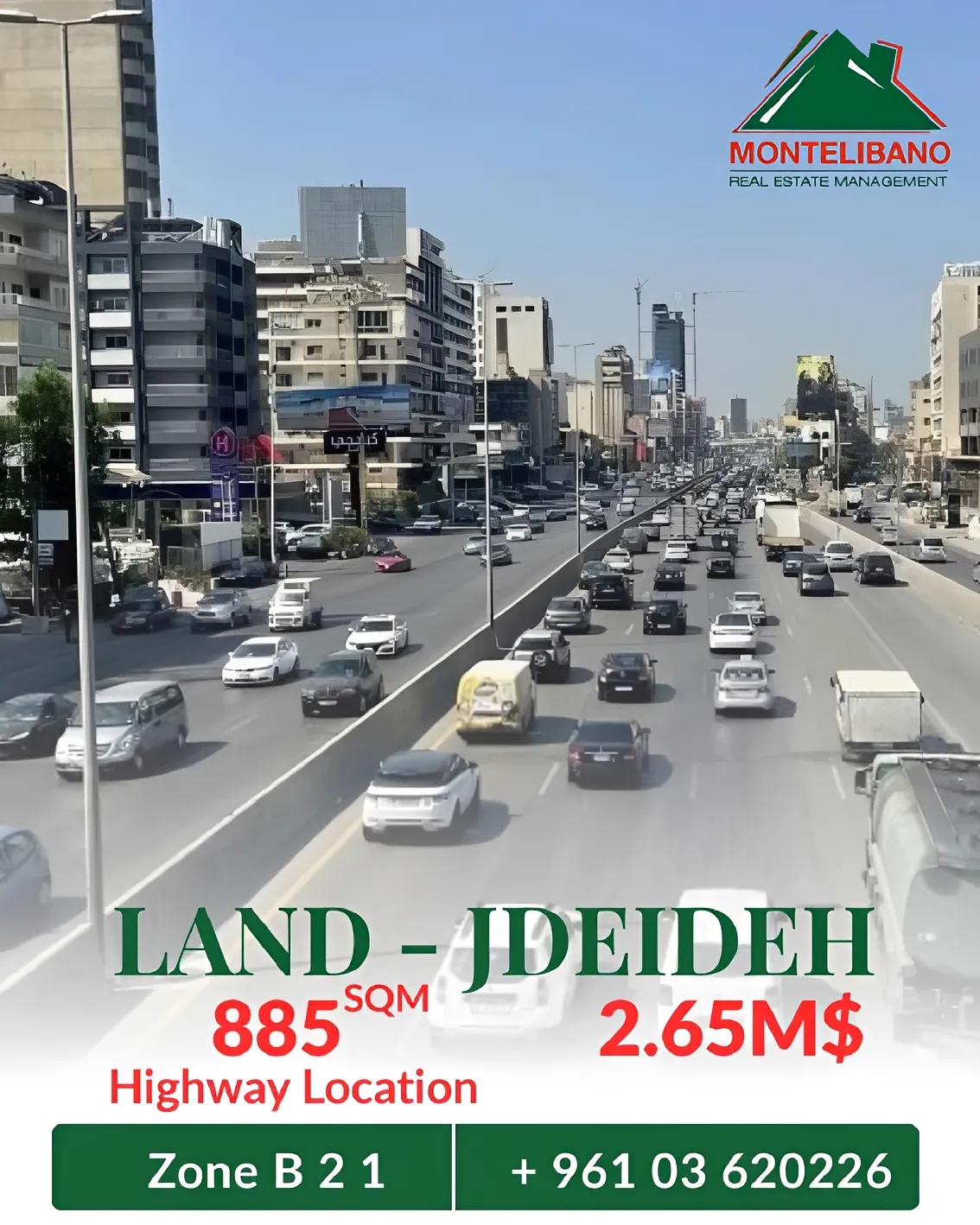 Residential Land for sale in Jdeideh