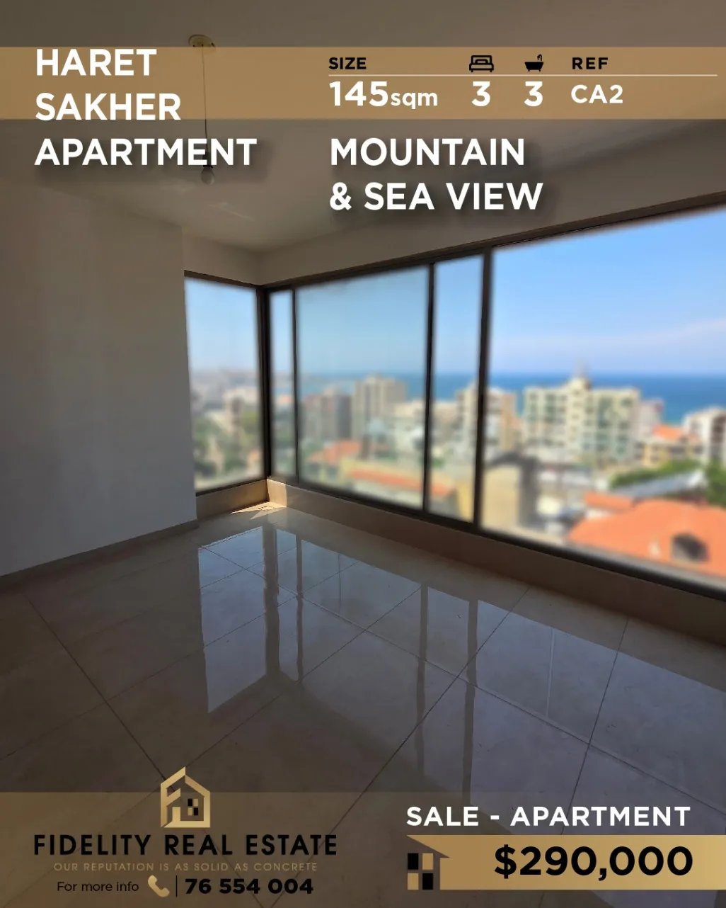 Apartment for sale in Haret Sakher, Lebanon