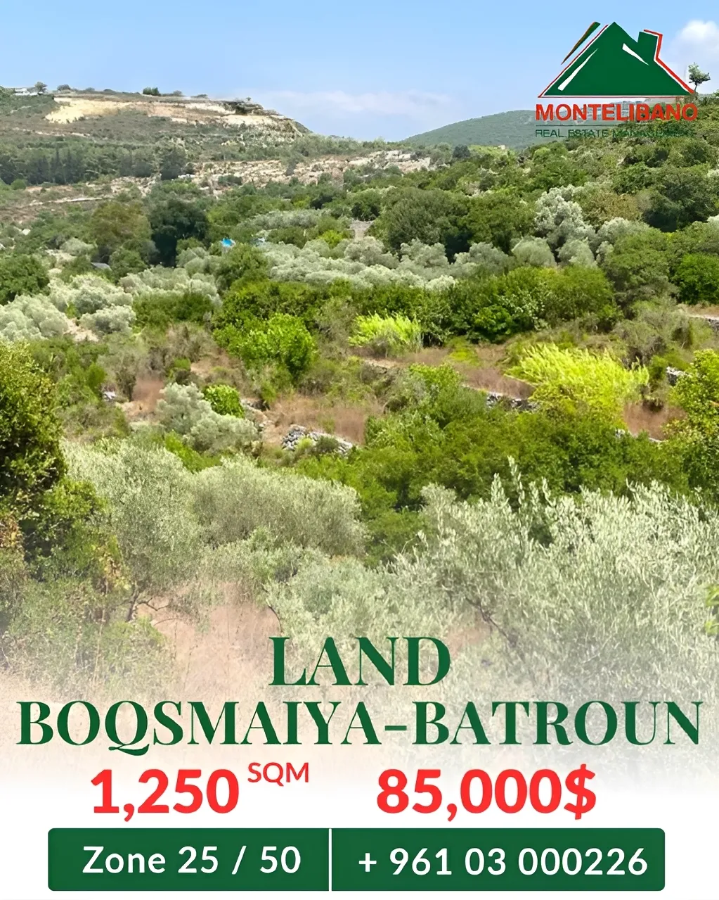 Residential Land for sale in Batroun, Lebanon