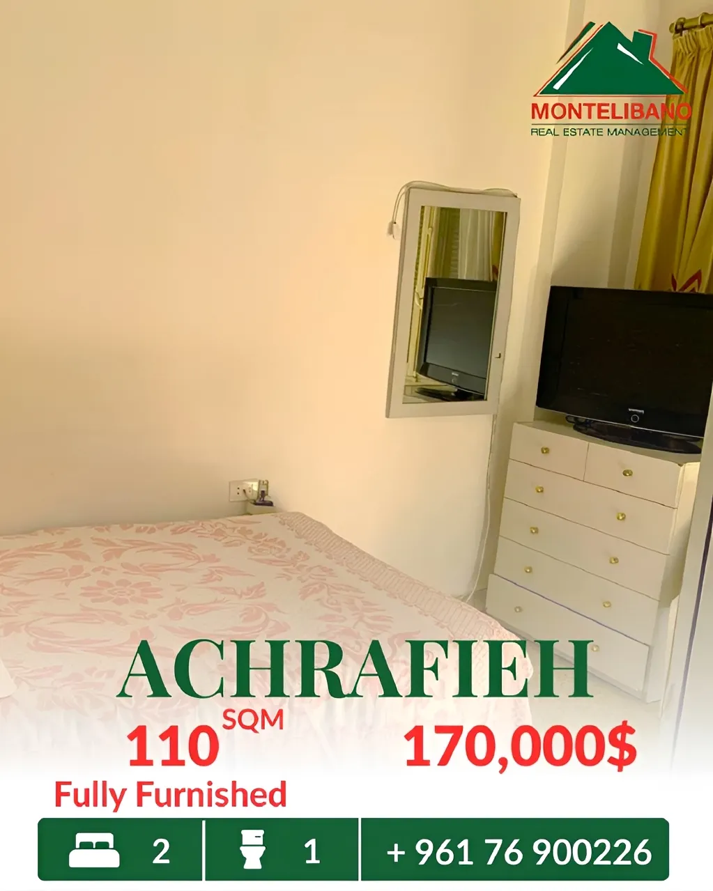Apartment for sale in Achrafieh, Beirut, Lebanon