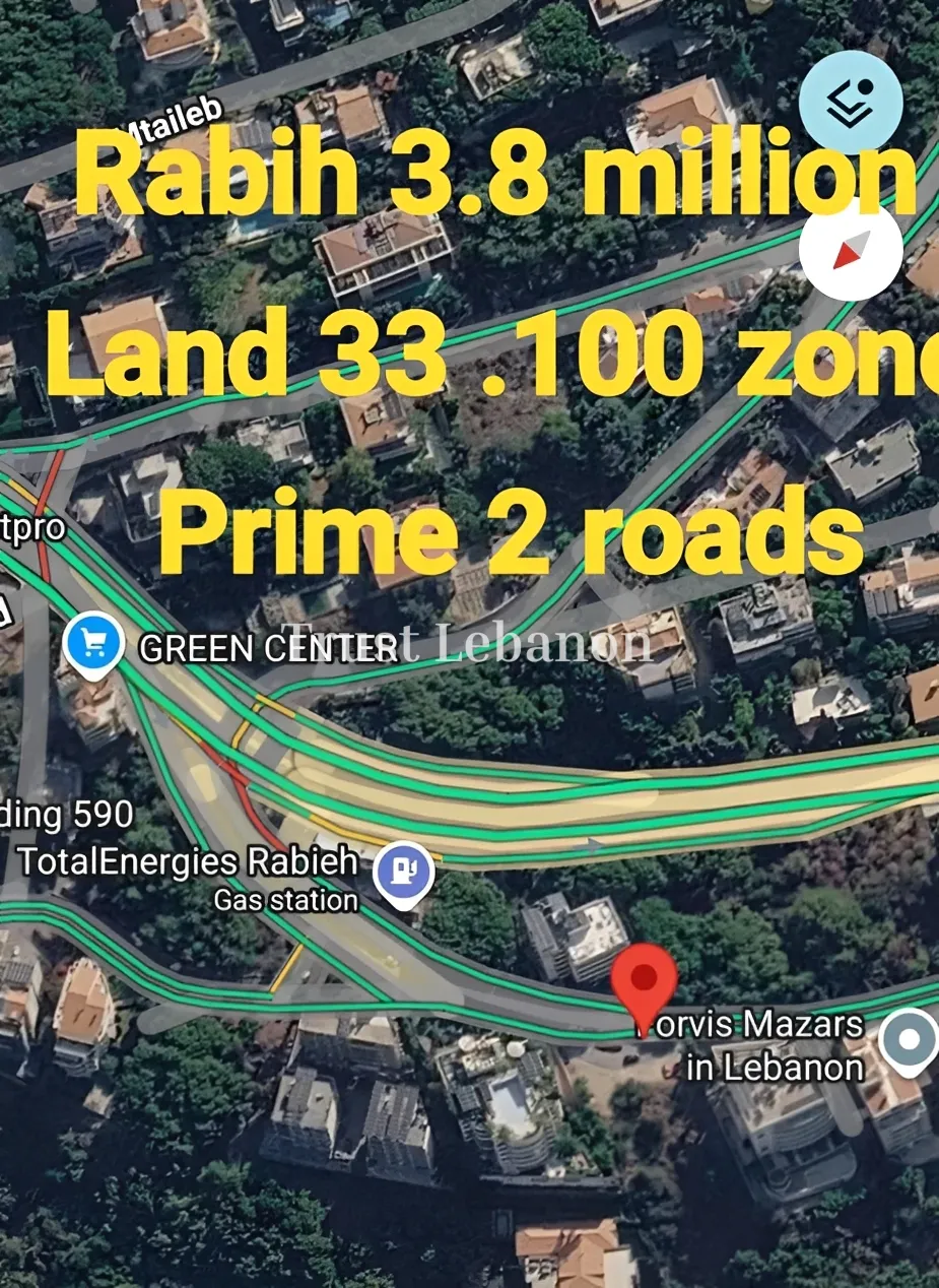 Land for sale in Rabieh, Lebanon