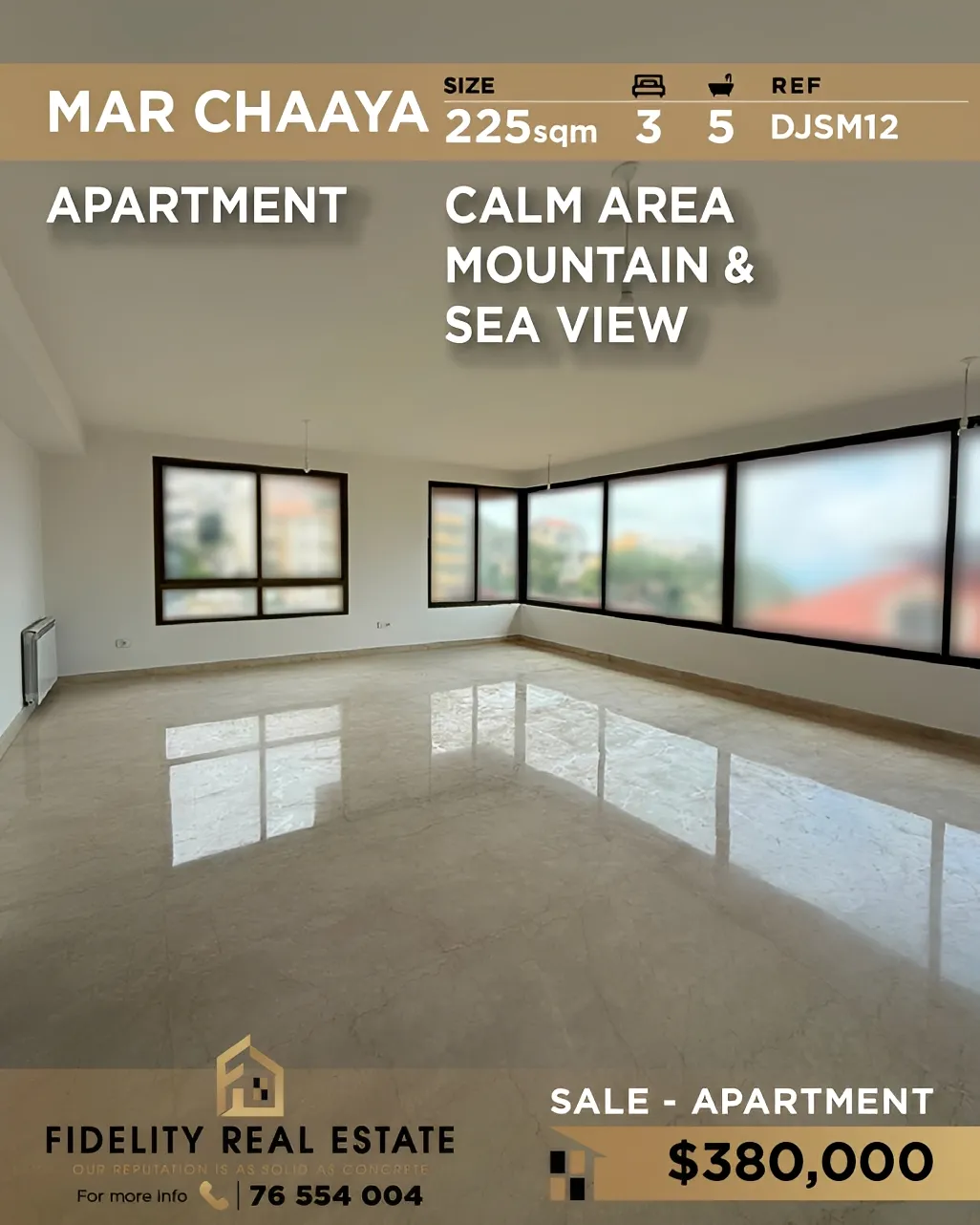 Apartment for sale in Mar Chaaya, Lebanon - 3 bed, 5 bath