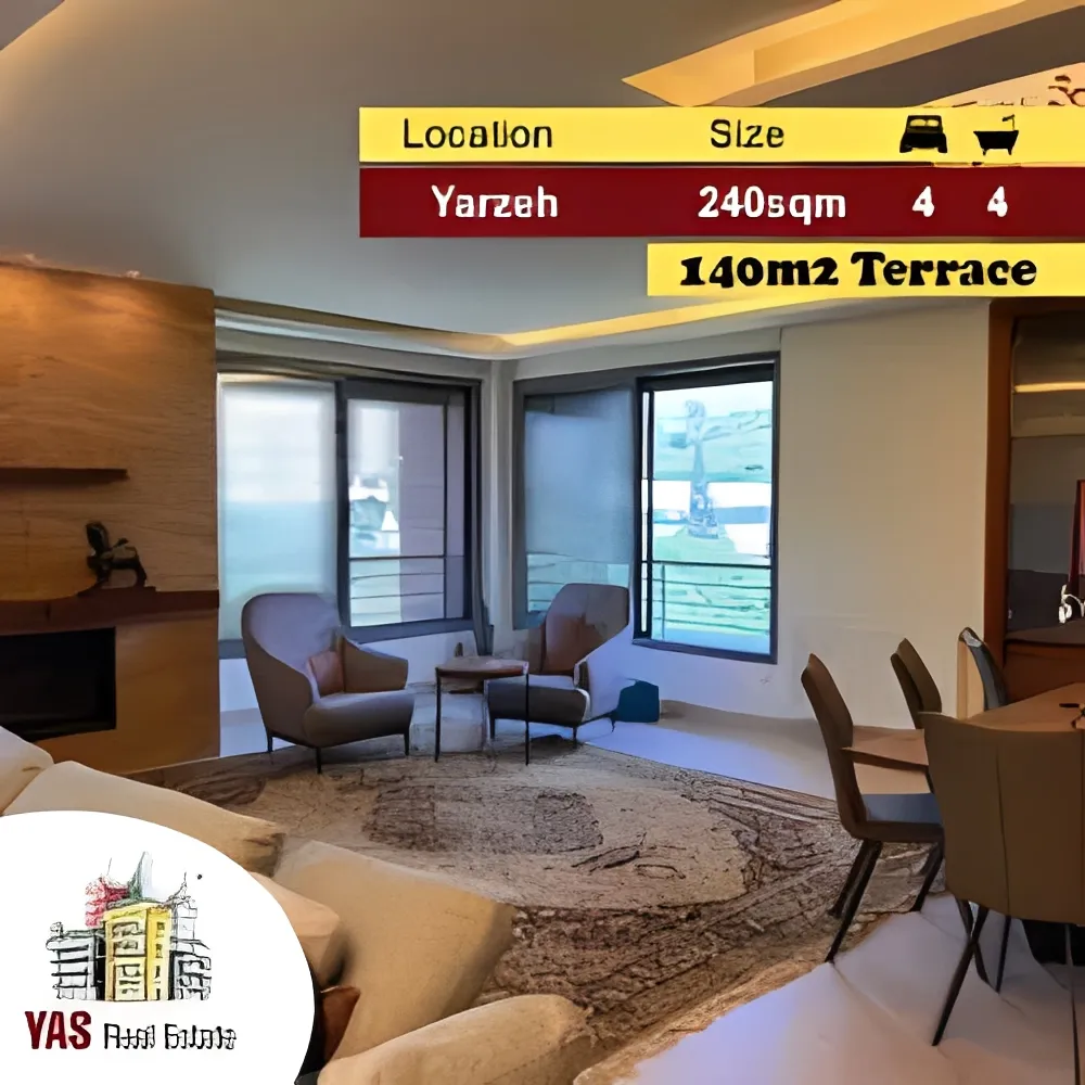 Apartment for Sale in Yarzeh - 4 bed, 4 bath