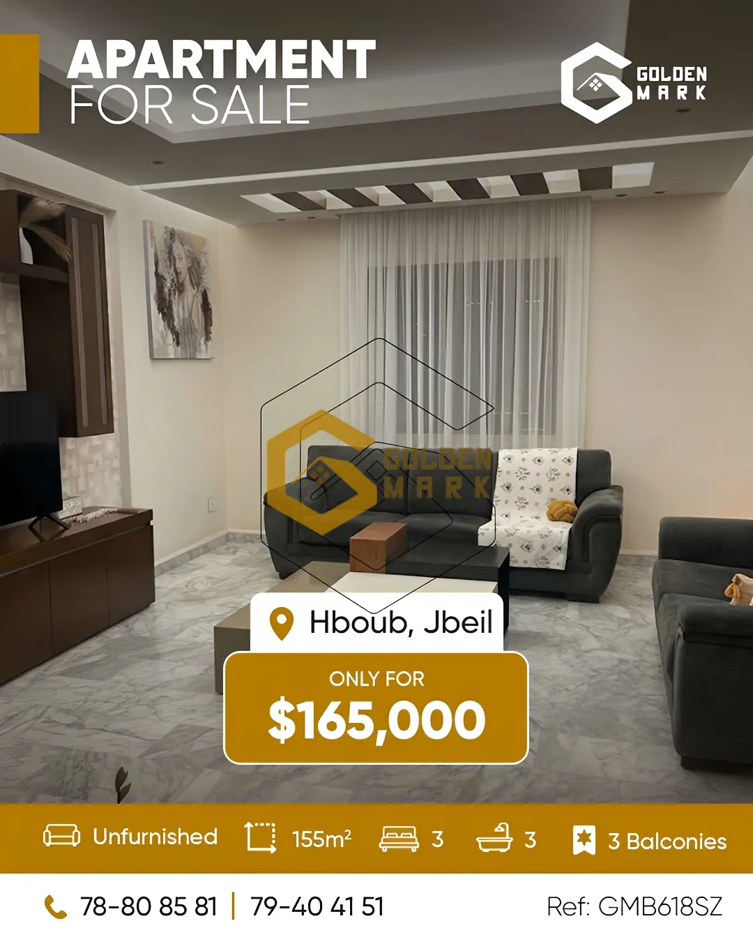 Apartment for Sale in Hboub