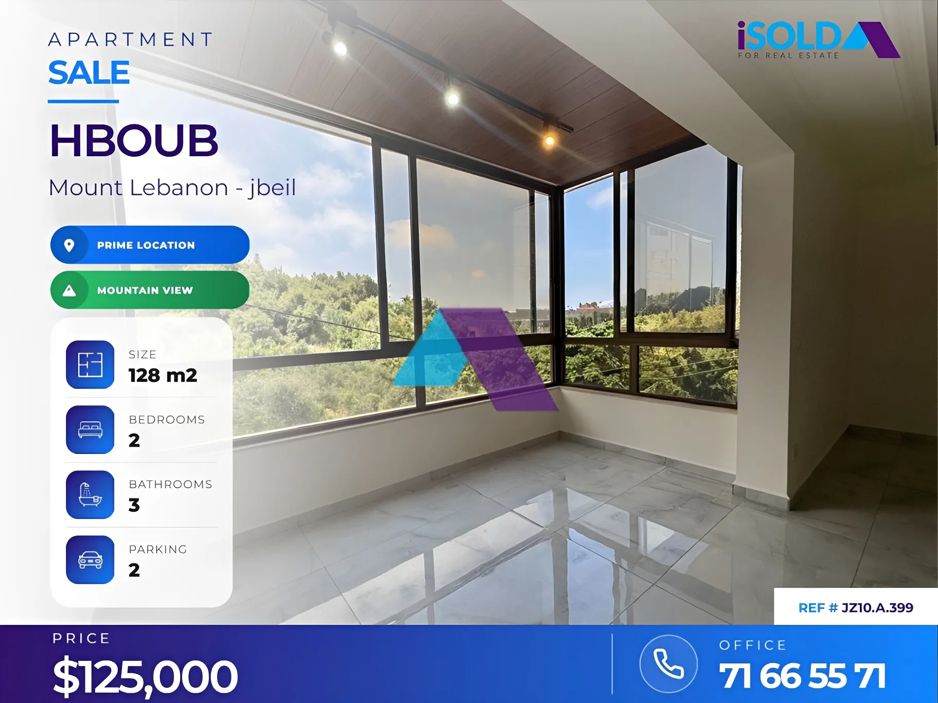 Apartment for sale in Hboub, Lebanon
