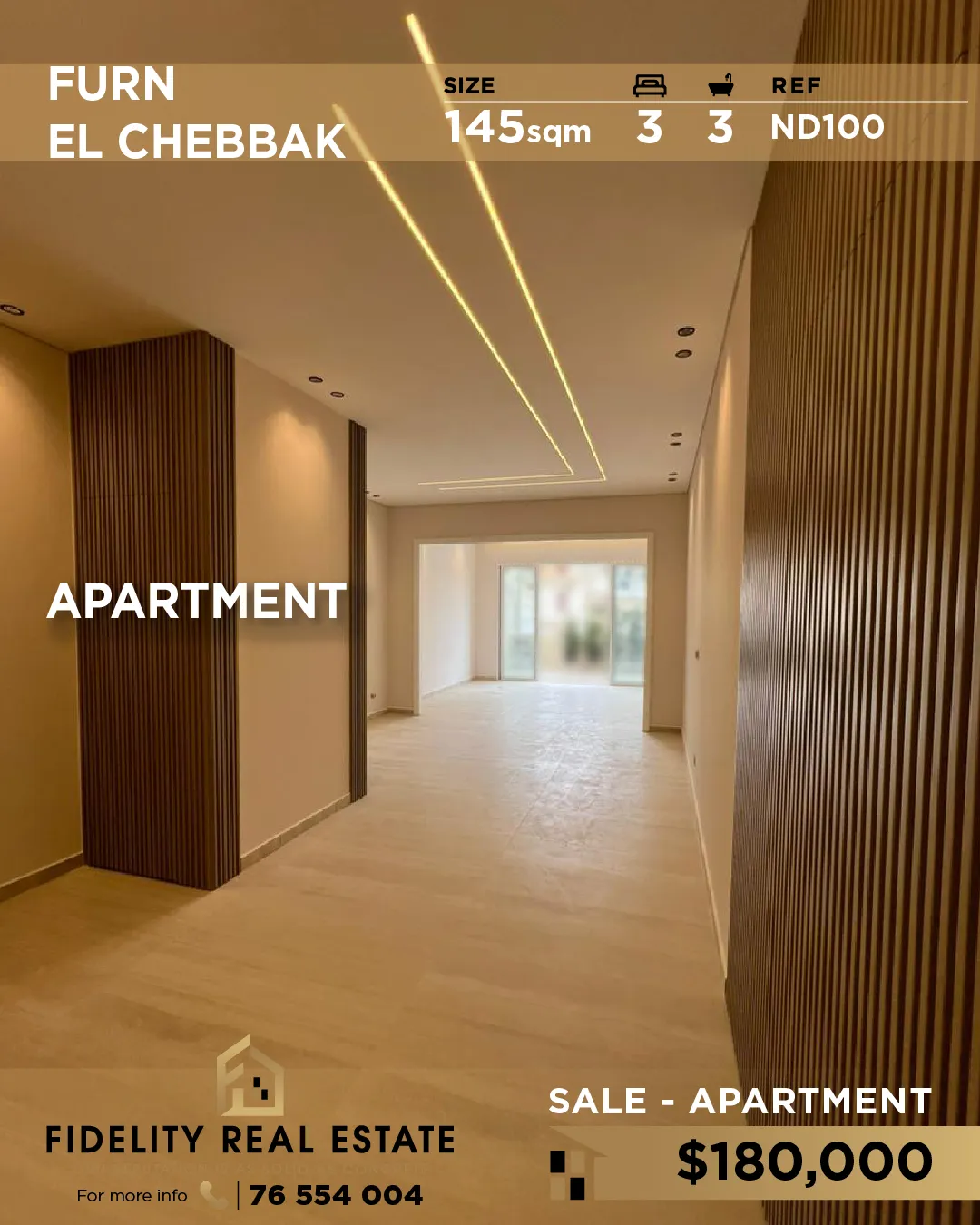 Apartment for sale in Furn El Chebak, Bayrut, Lebanon