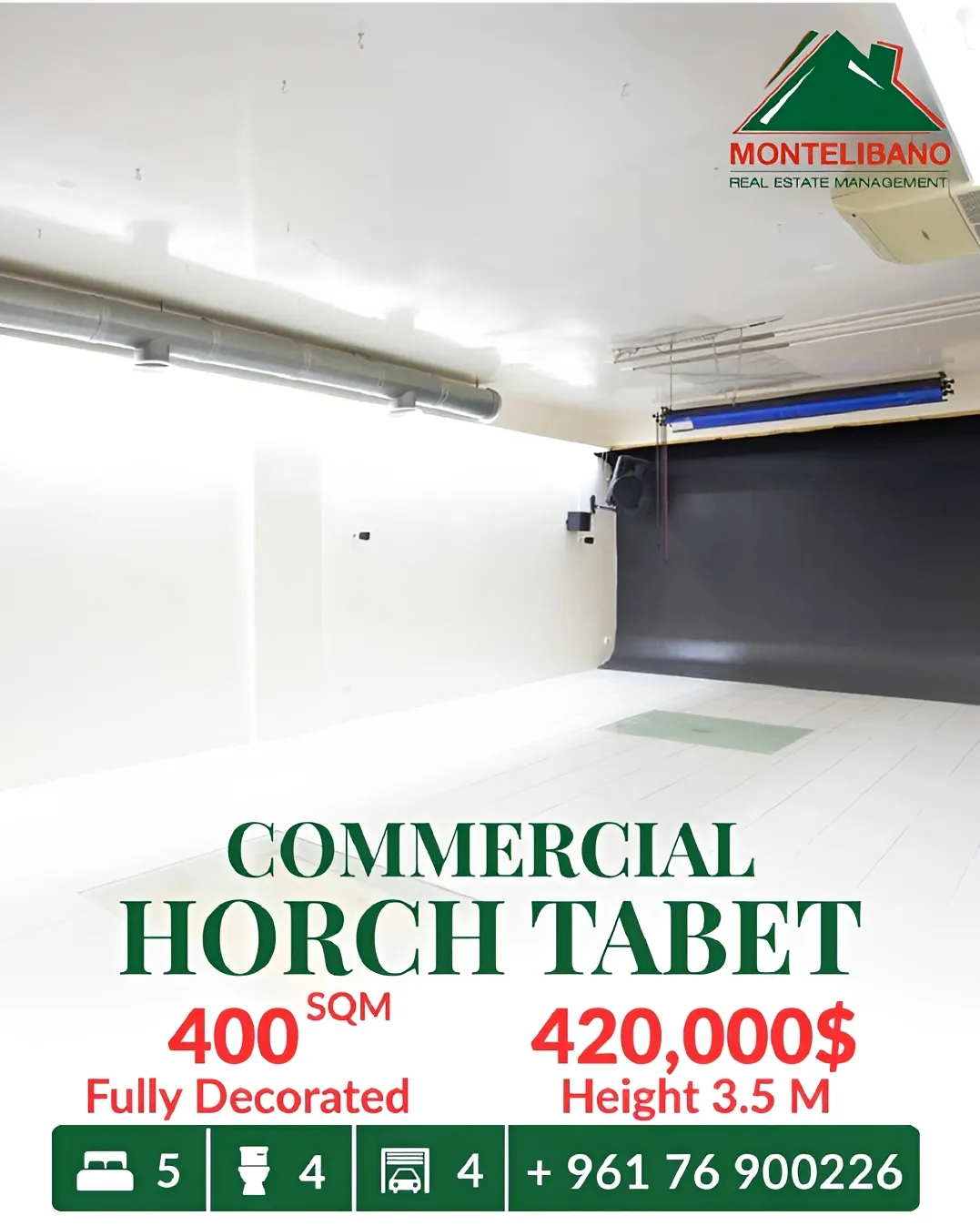 Commercial Commercial for sale in Horch Tabet, Lebanon
