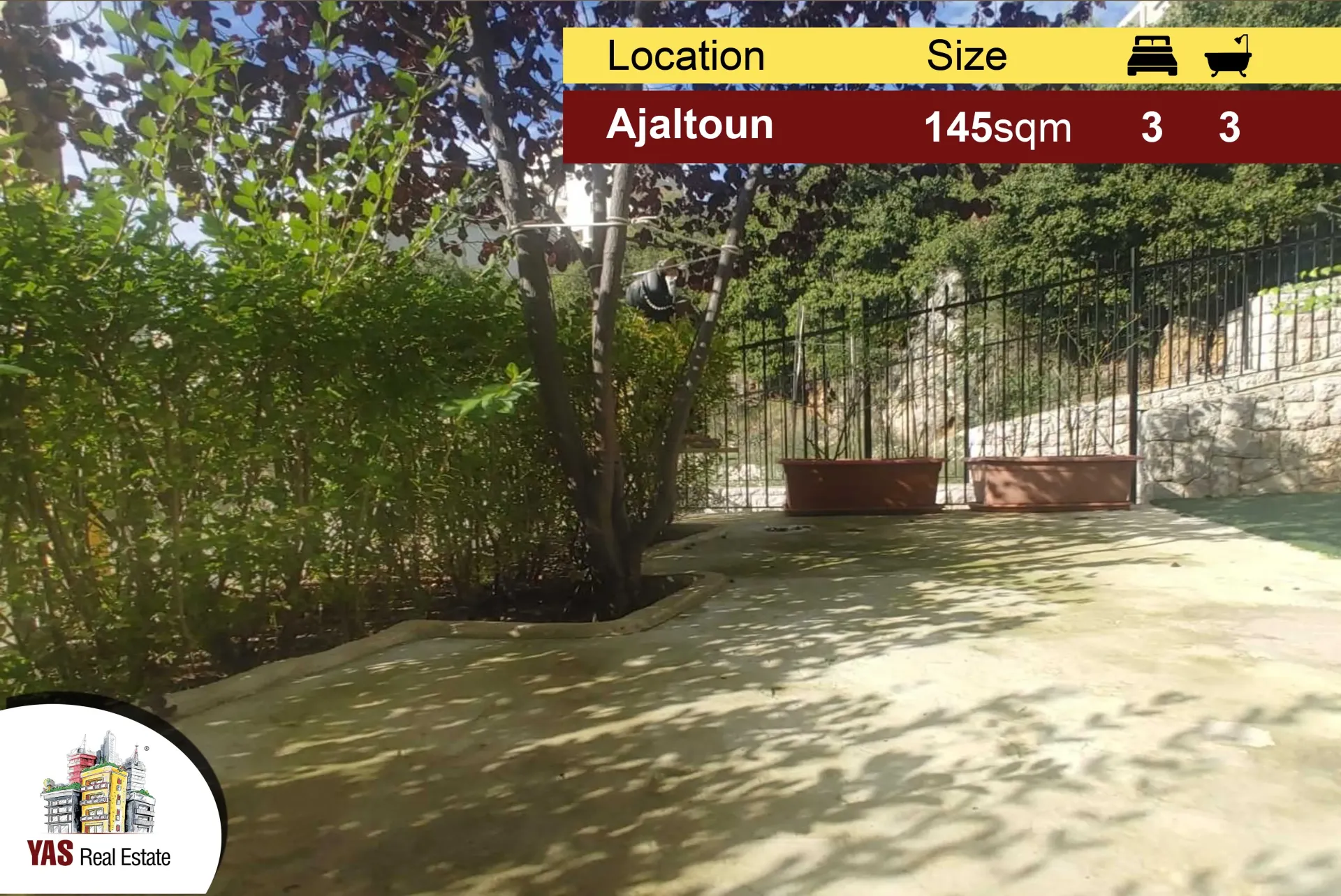 Apartment for Sale in Ajaltoun