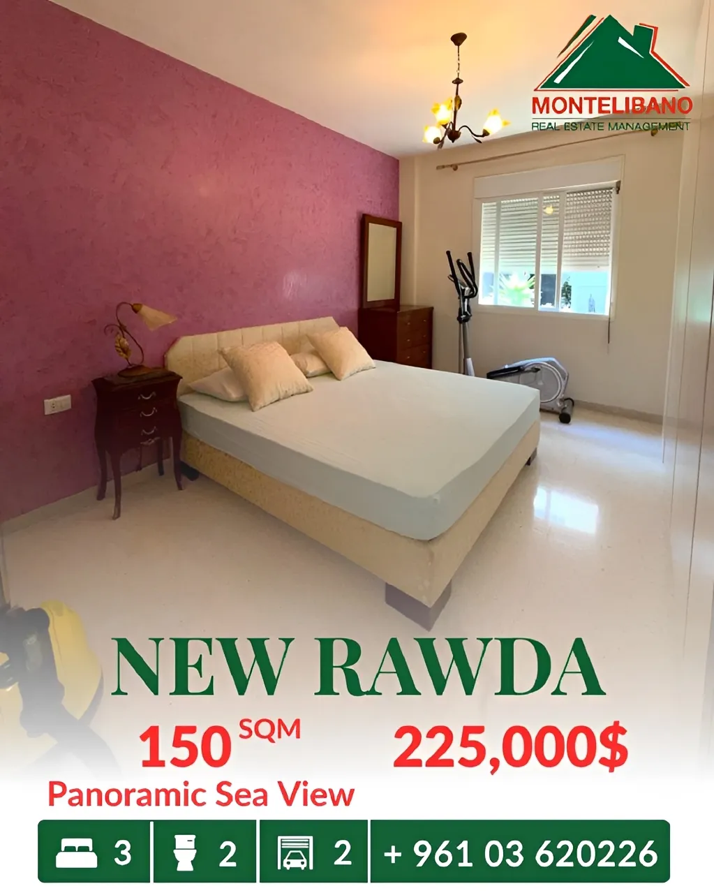 Apartment for sale in New Rawda, Beirut, Lebanon