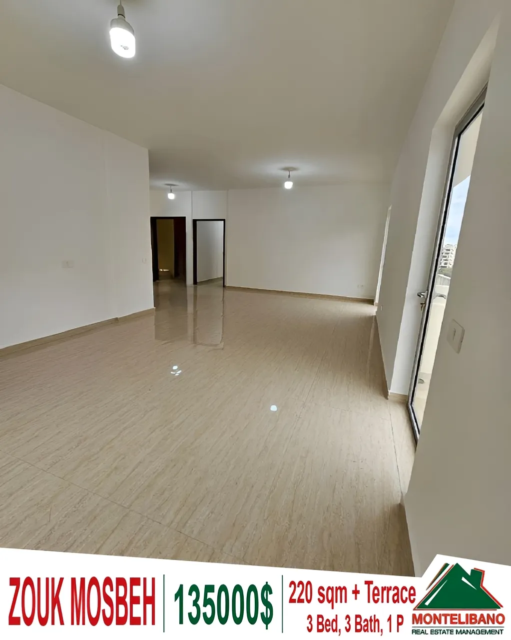 Apartment for Sale in Zouk Mosbeh, Lebanon - 3 bed, 3 bath