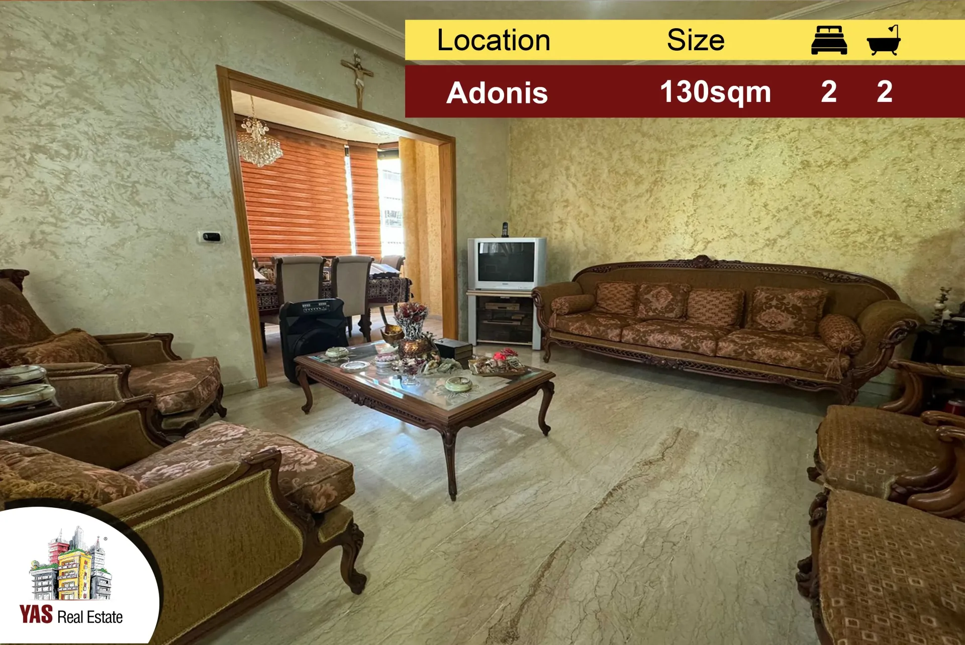 Apartment for Sale in Adonis - 2 bed, 2 bath