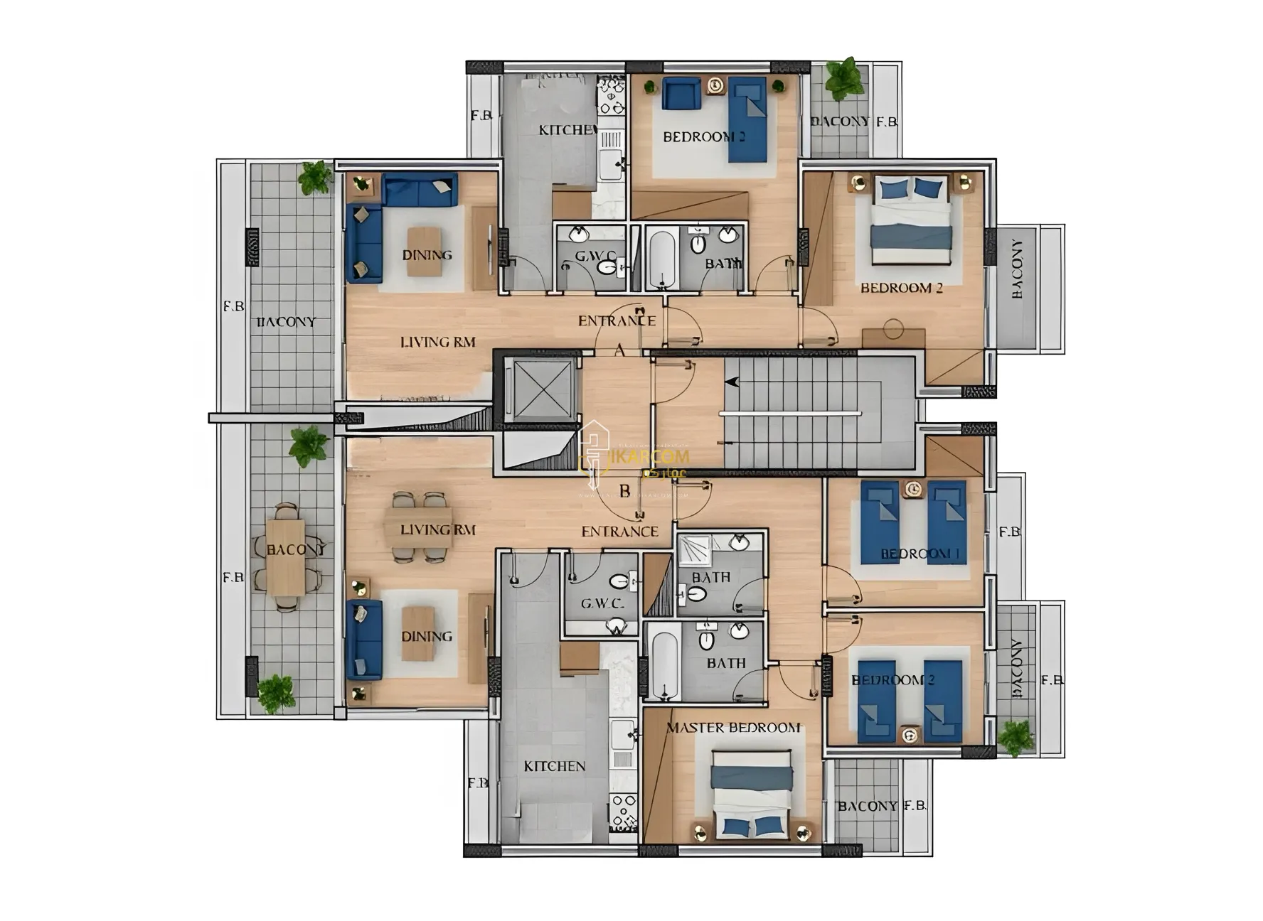 Apartment for sale in Zalqa, Lebanon - 2 bed, 2 bath
