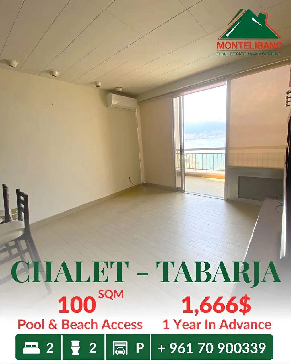 Chalet for rent in Tabarja, Lebanon