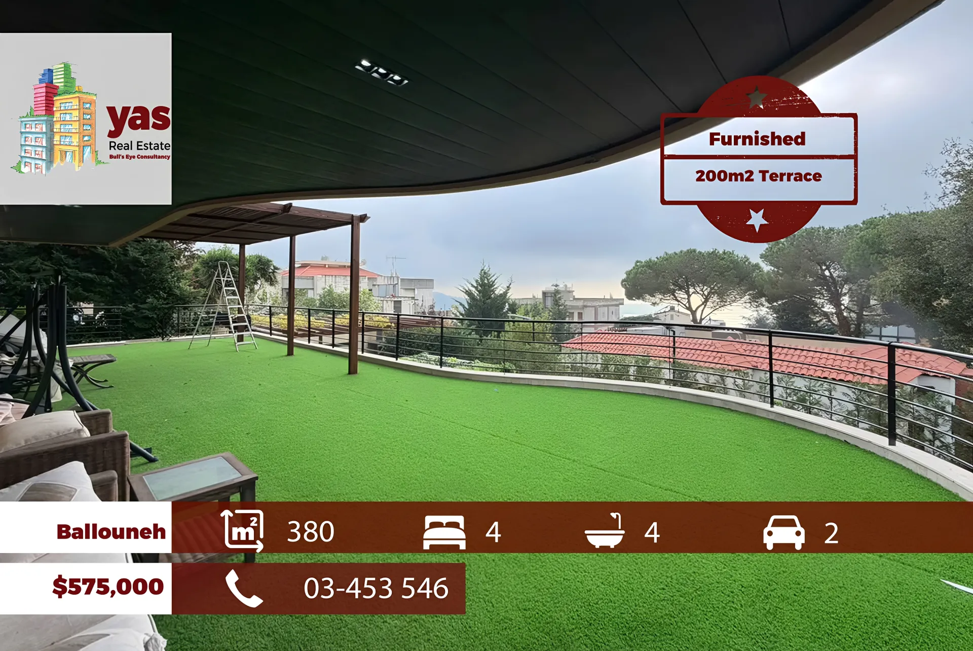 Apartment for Sale in Ballouneh